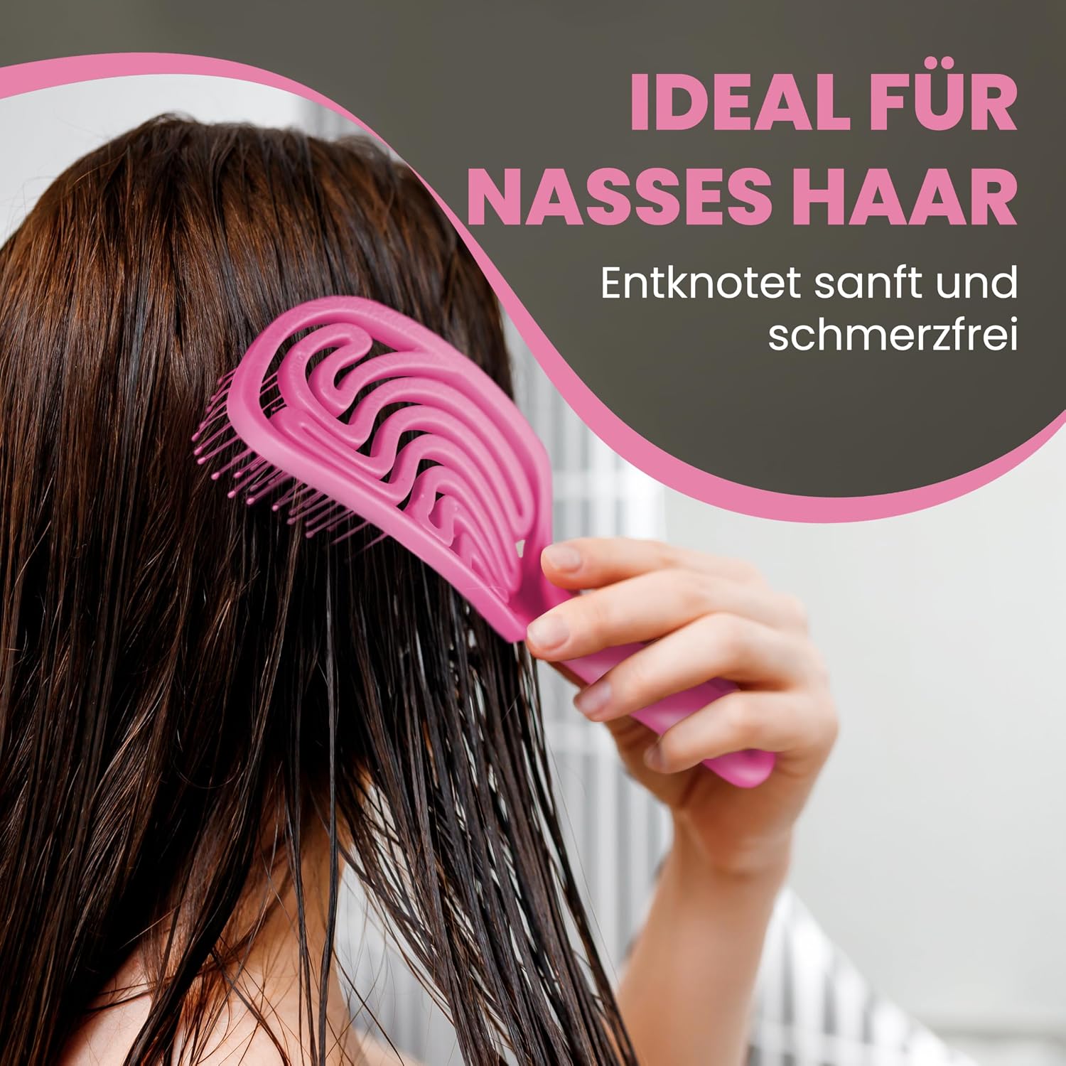 Thumbnail 4 de Walcora Haarbürste Entwirrbürste für alle Haartypen 💇♀