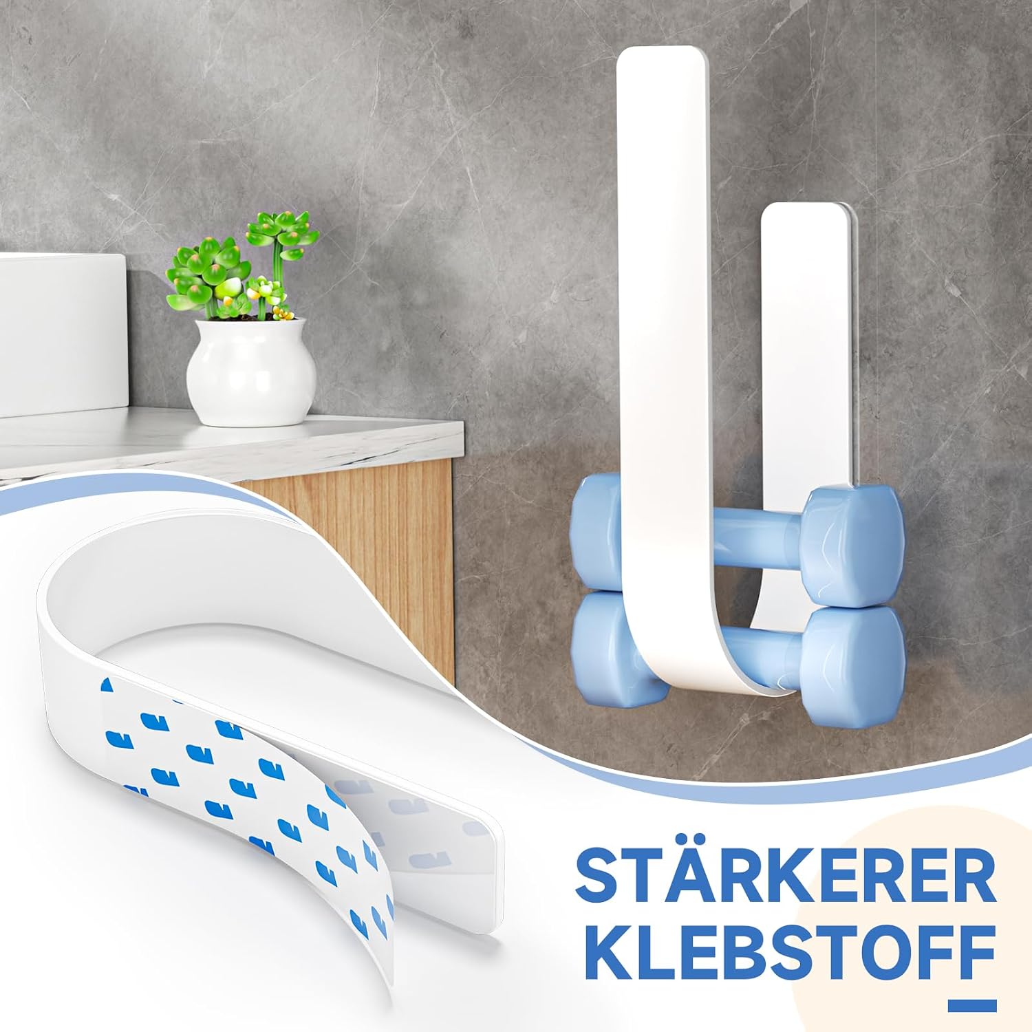 Detalle 2 de Toilettenpapier Aufbewahrung für 3 Rollen
