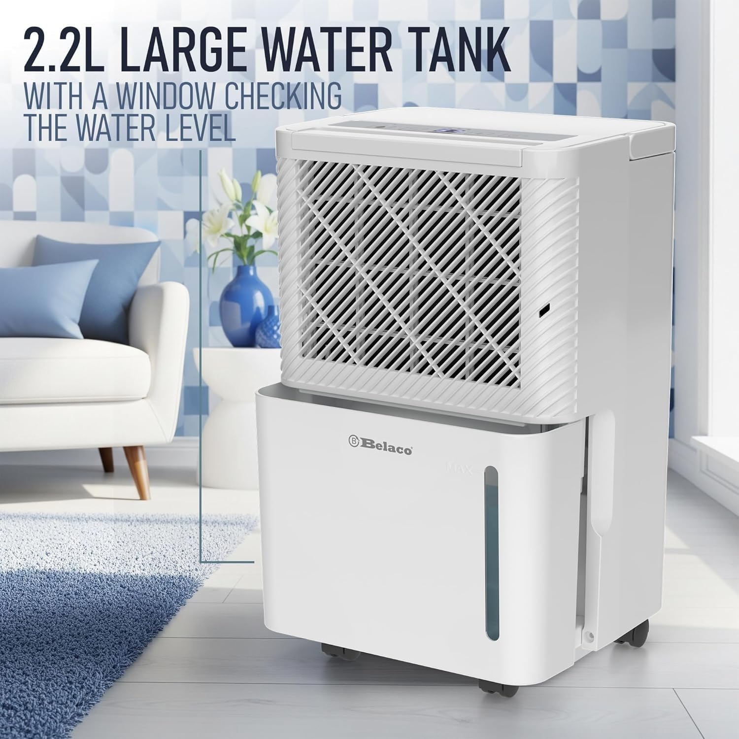 Detalle de Belaco 12L Compressor Dehumidifier for Home