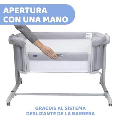 Detalle de Chicco Next2Me Magic EVO 💤 Cuna Colecho con Columpio