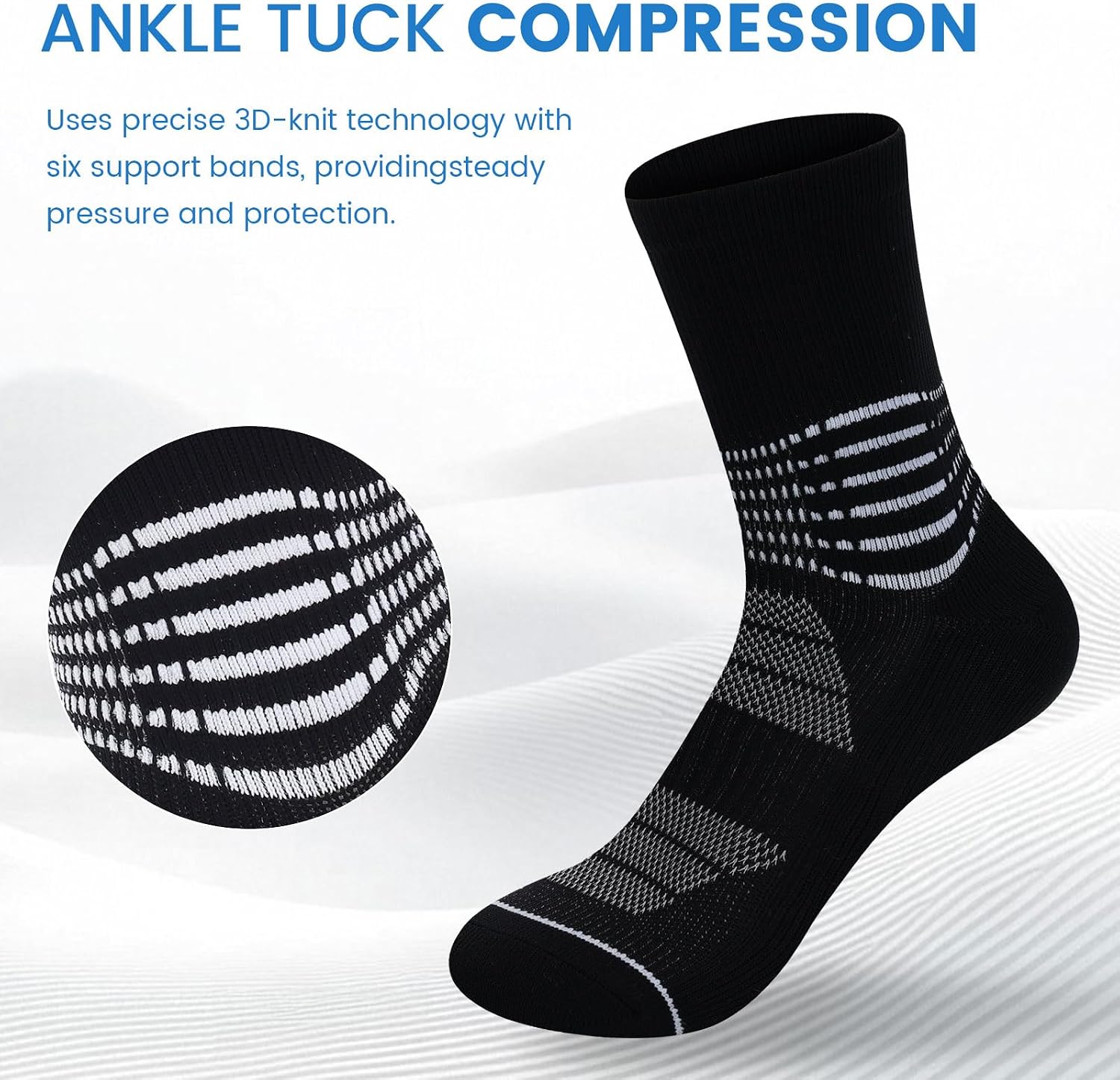 Thumbnail 1 de IRAMY Crew Compression Socks