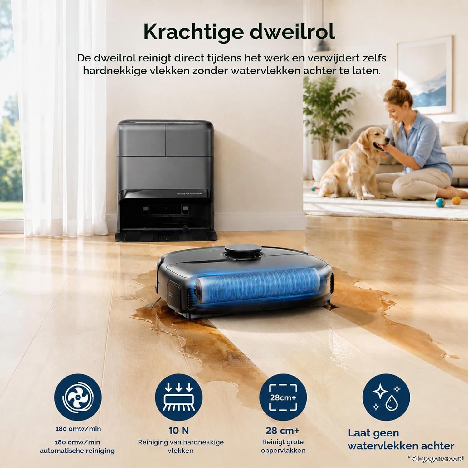 Detalle de Fenkabs C28 accessoireset voor Eufy C28 Omni, 21-delig met borstels en filters