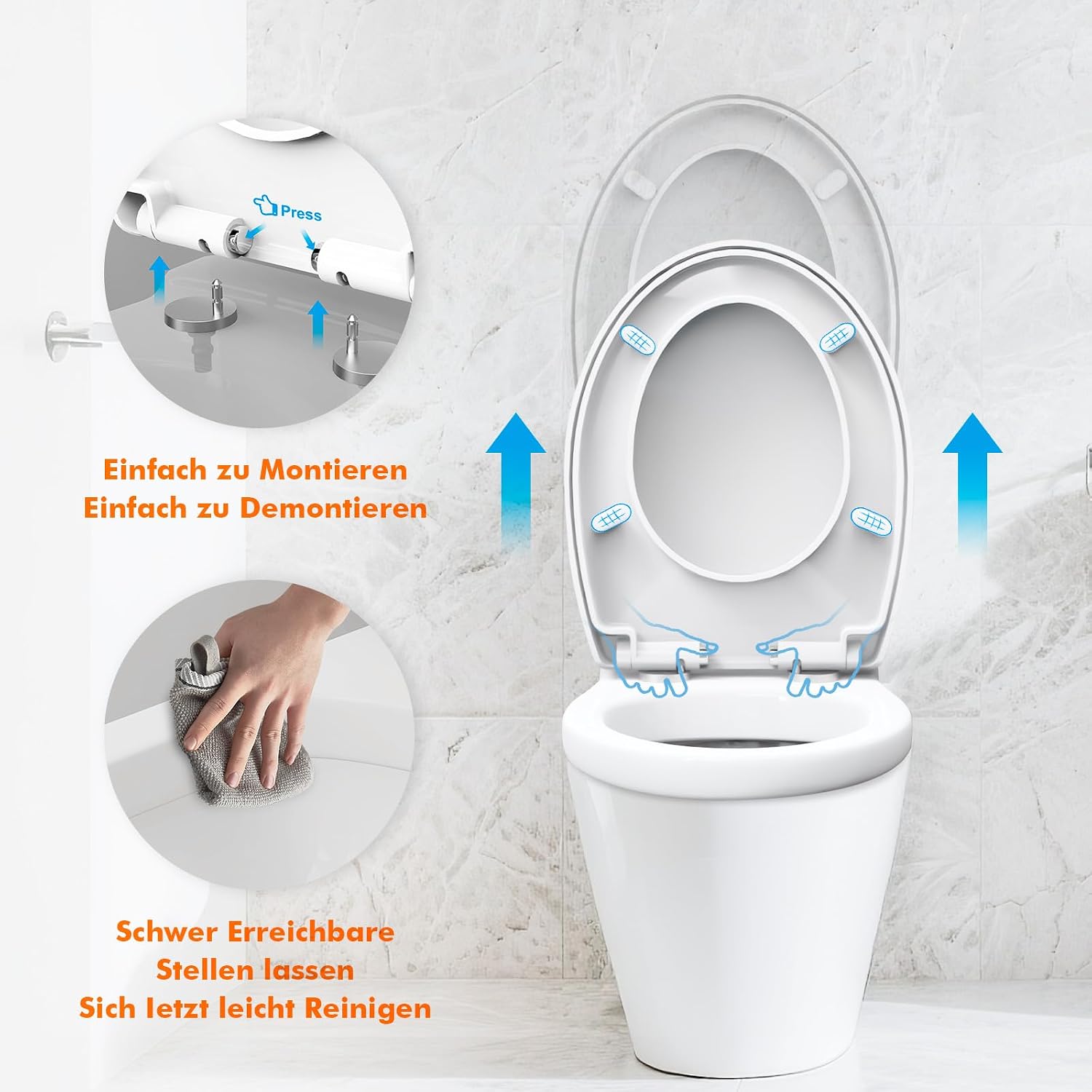Thumbnail 3 de Ibergrif M41002 Toilettendeckel 150 kg 🚽