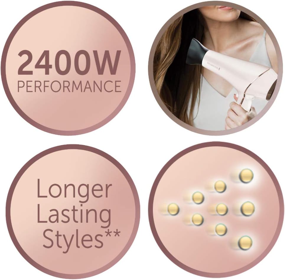Thumbnail 3 de Remington AC9140 – Sèche-cheveux ionique OptiHeat PROluxe 2400W