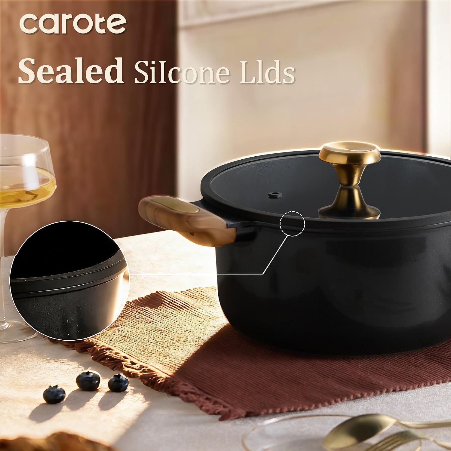 Thumbnail 4 de CAROTE Ceramic Cookware Set, 31-Piece