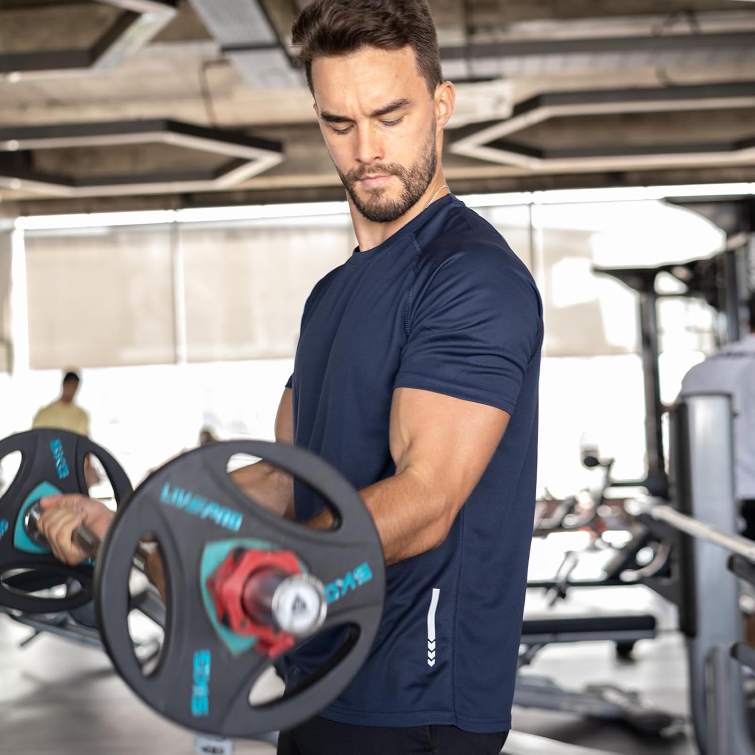 Thumbnail 1 de ZENGVEE 3 Pack Gym Shirts for Men – Quick Dry, Breathable, Moisture-Wicking Sport T-Shirts