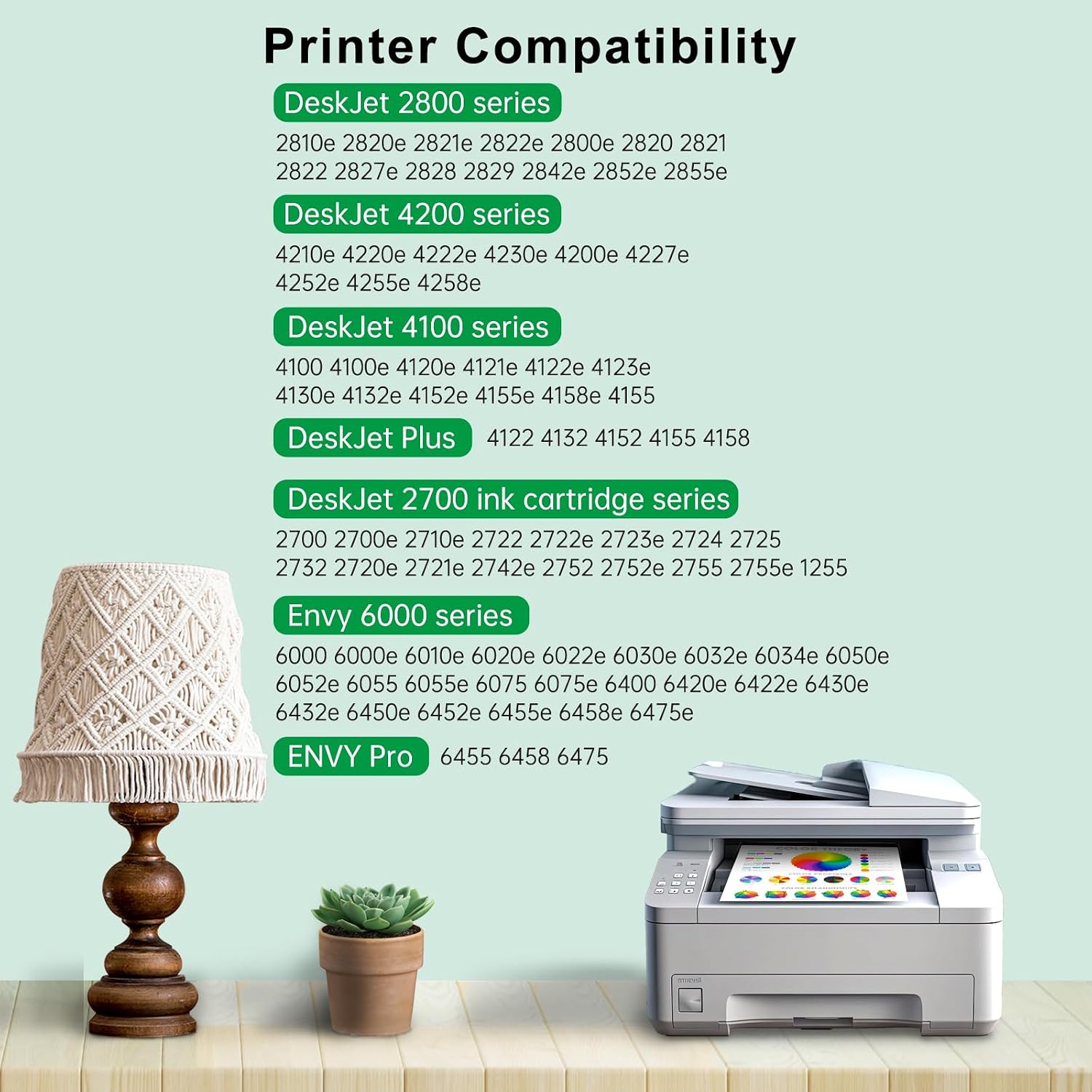Thumbnail 2 de SAILNER HP 67XL Black/Color Combo Pack - Remanufactured Replacement for HP 67 Ink