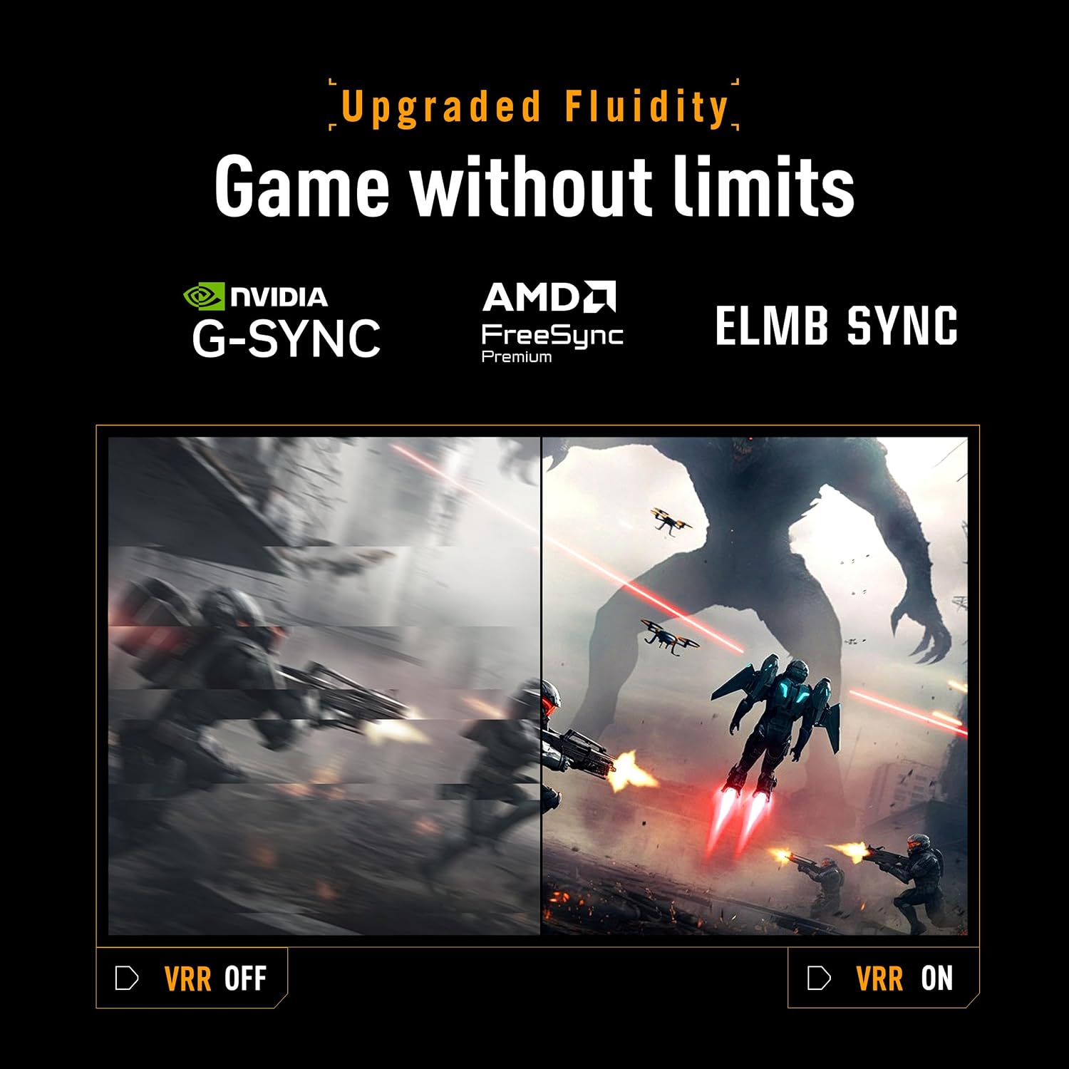 Thumbnail 3 de ASUS TUF Gaming VG27AQM5A: 27-inch QHD, 300Hz, Fast IPS & ELMB Sync for Competitive Play