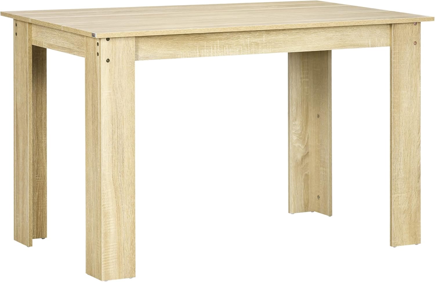 HOMCOM table à manger rectangulaire 120 x 69 cm