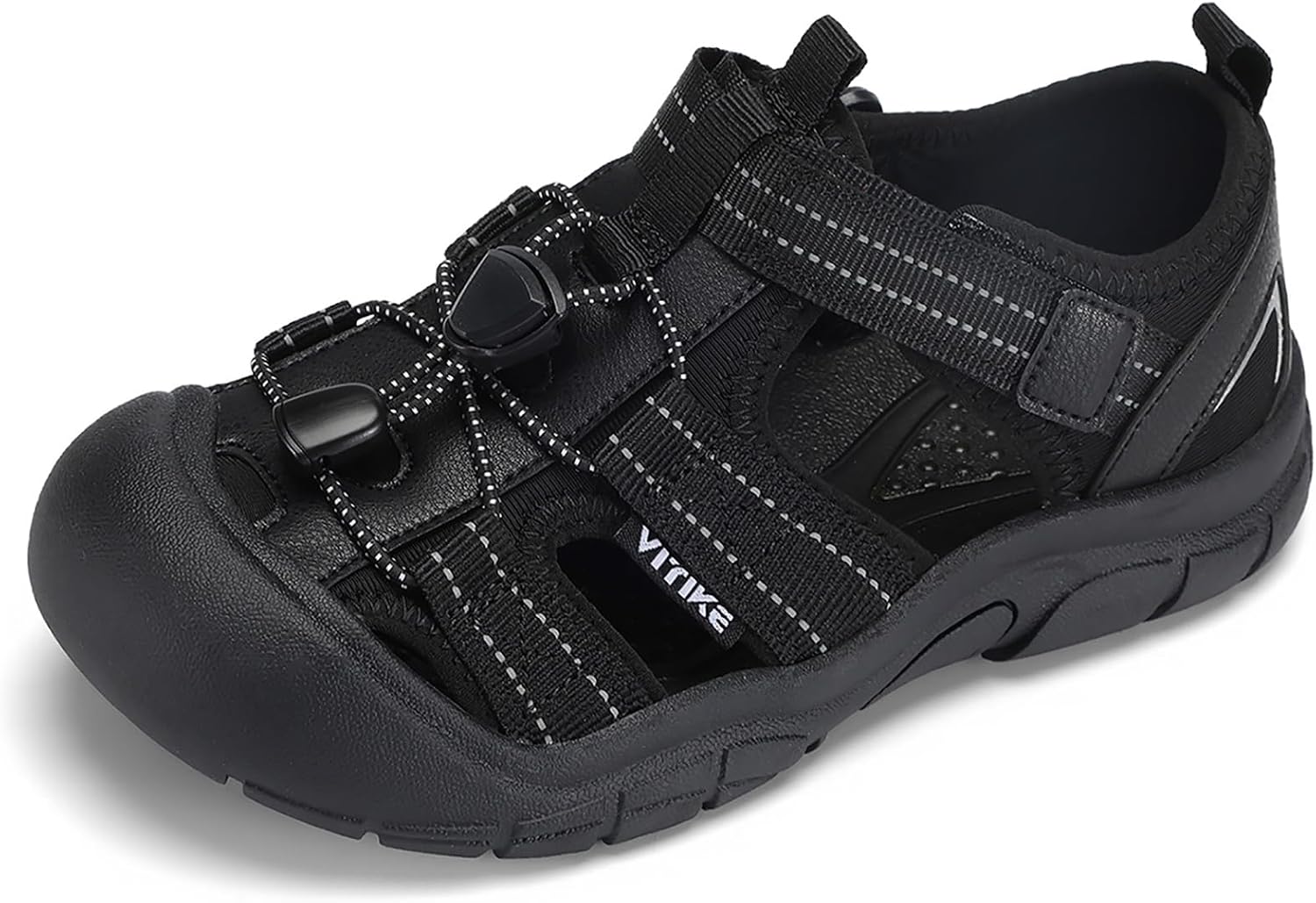 Detalle de JMFCHI SPORTS Unisex Kinder Sandalen – breite Zehenbox, atmungsaktiv, leichte Sommerschuhe