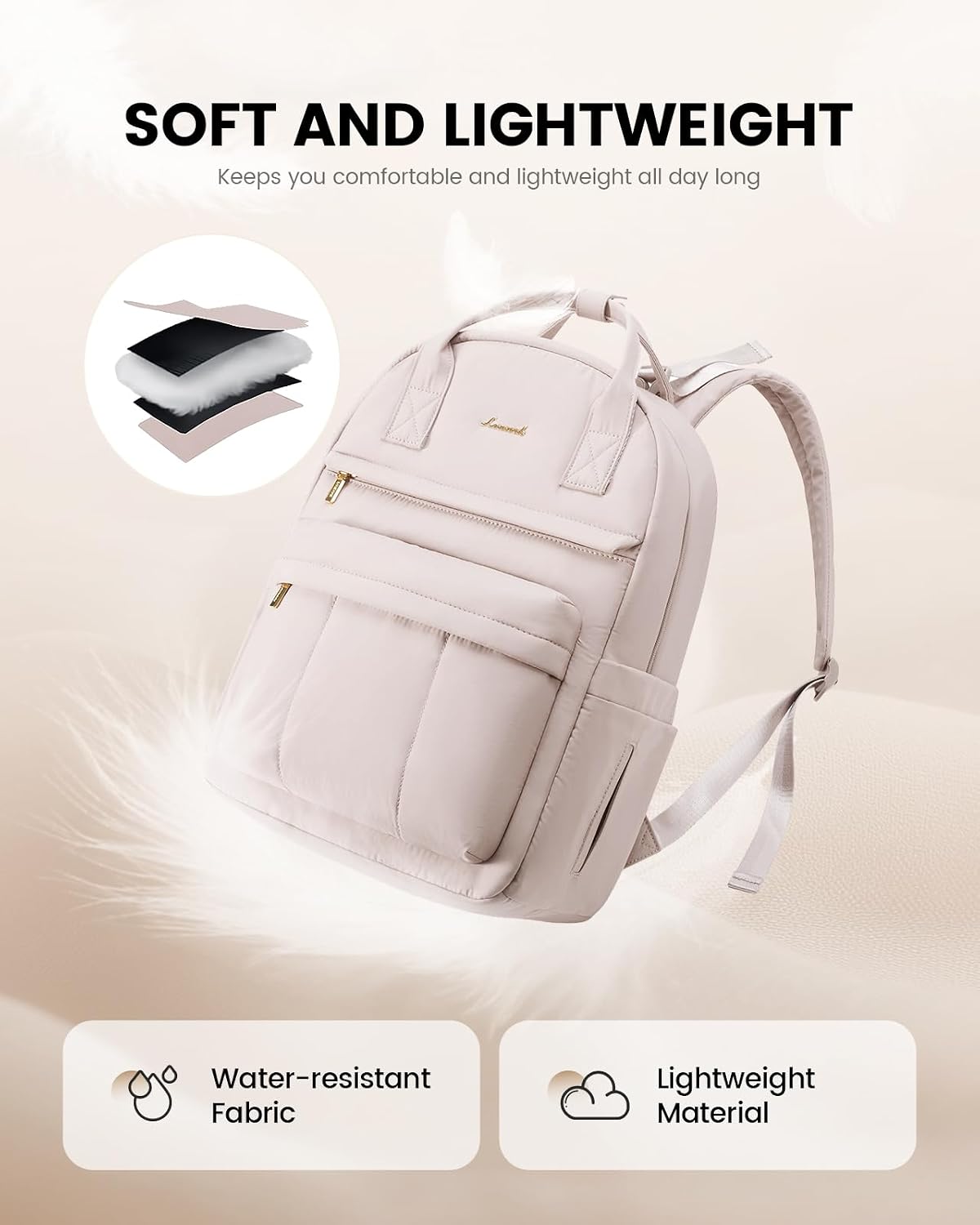 Detalle 2 de LOVEVOOK Baby Changing Backpack 30x17x42.5cm