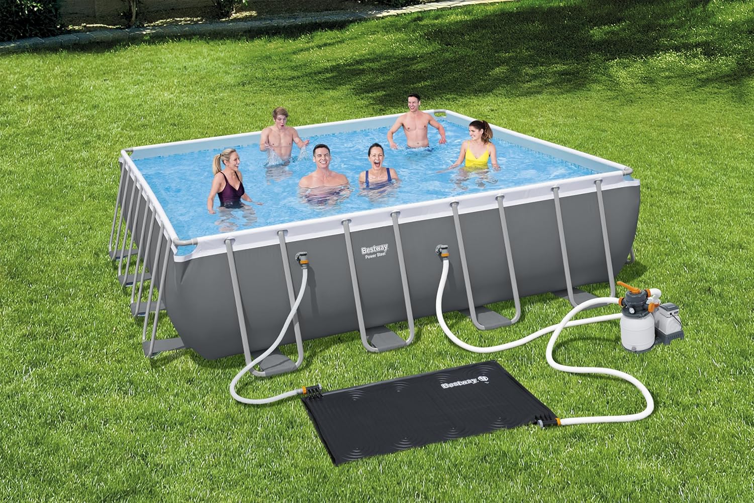 Detalle de Bestway 58423-6 Pannello riscaldatore ad energia solare per piscina