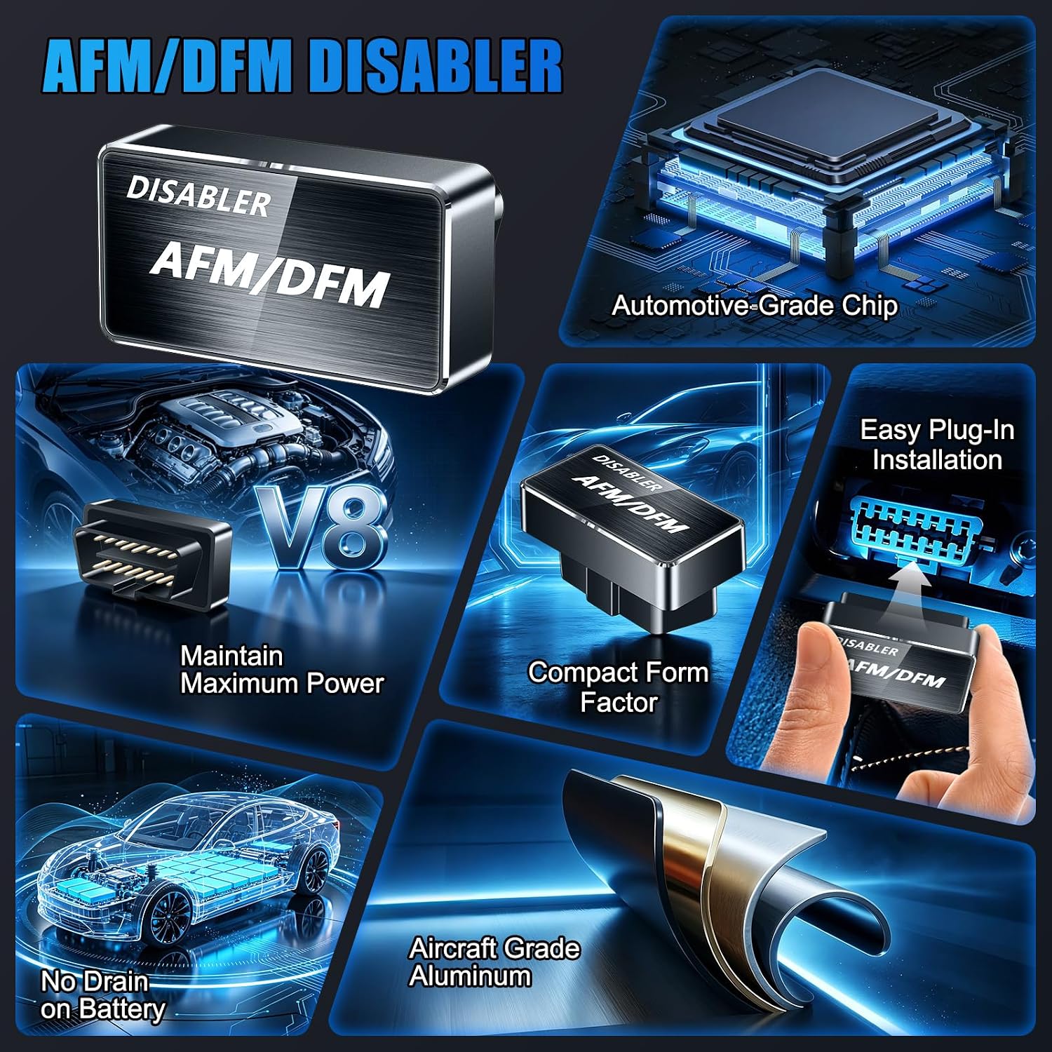 Detalle de AFM/DFM Disabler Automotive Module, Aluminum Housing
