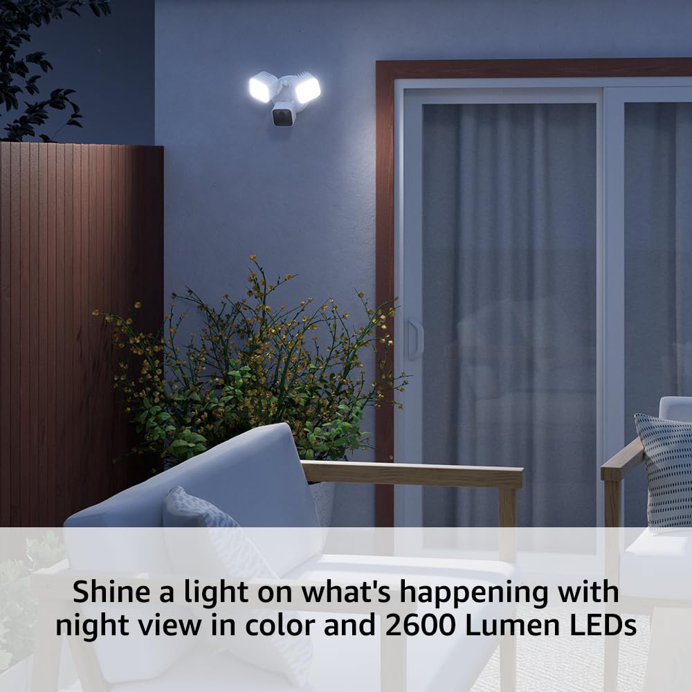 Thumbnail 2 de Blink Wired Floodlight Camera: 1080p Security with 2600 Lumens and Alexa