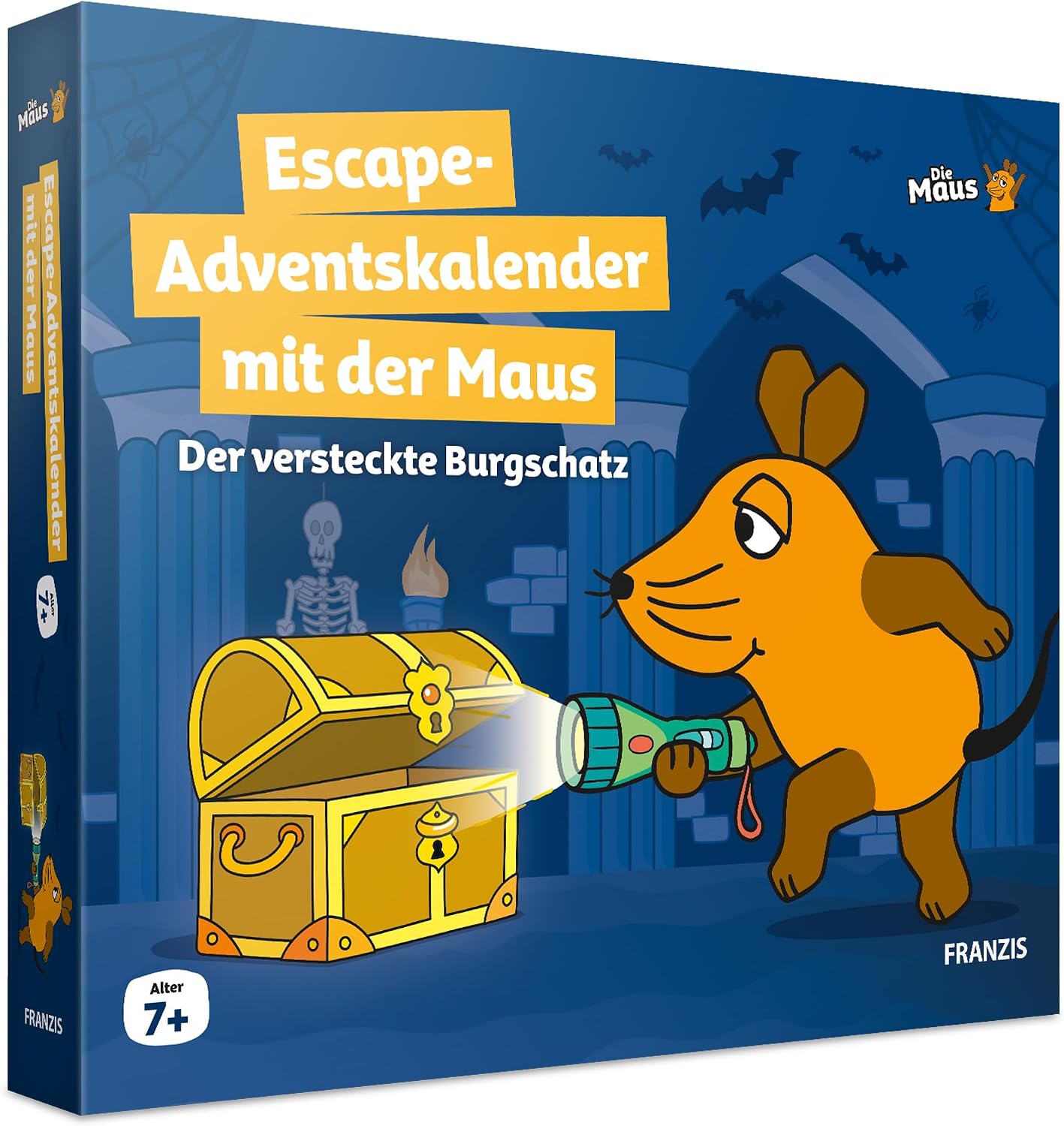 Detalle de Escape Adventskalender mit der Maus: Der versteckte Burgschatz (Ausgabe für den Buchhandel)