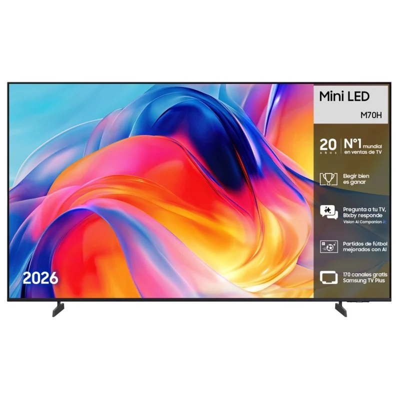 Detalle de Samsung TV Mini LED TU55M70HAUXXC, 55" 4K con HDR10+ y Smart TV Tizen