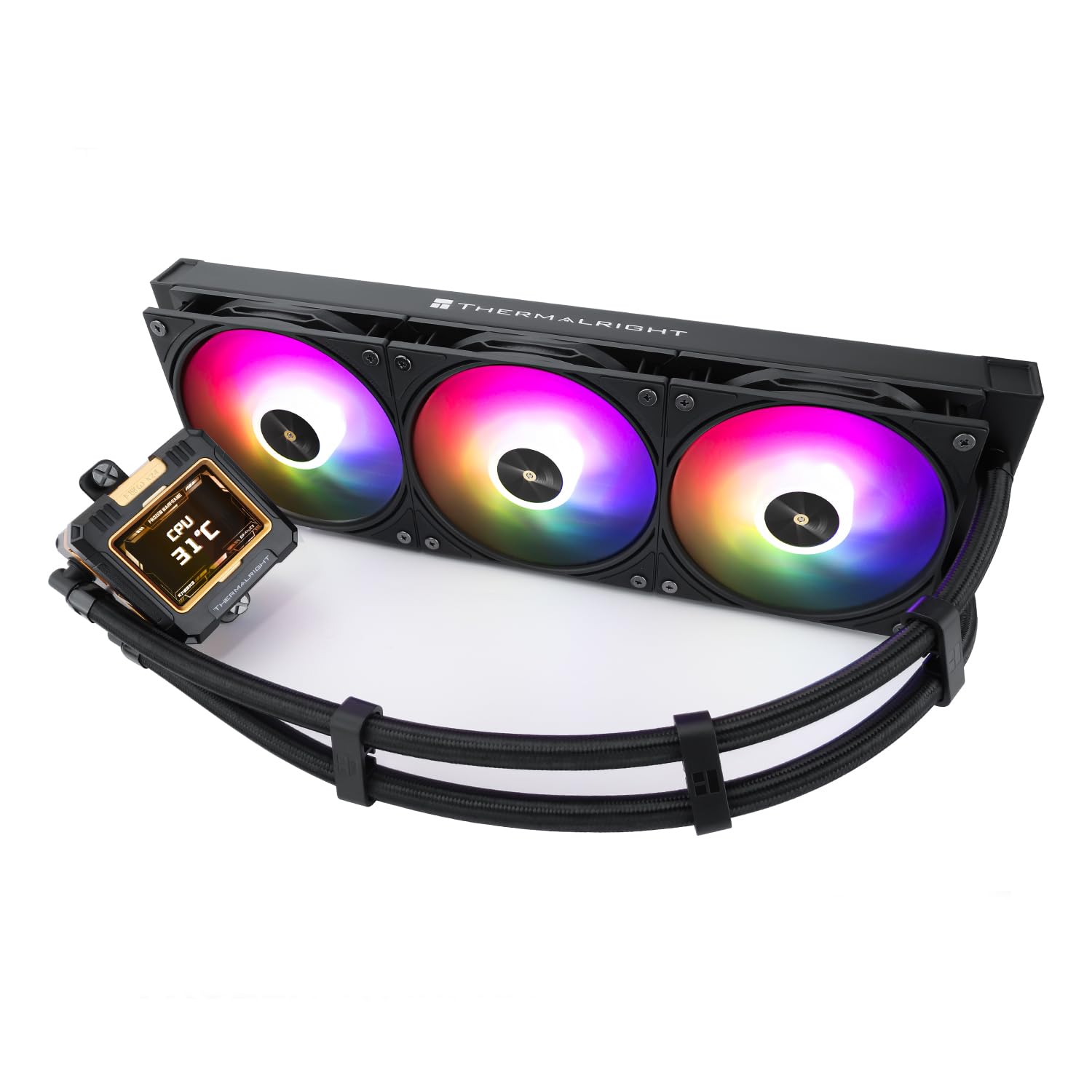 Thumbnail 5 de Thermalright FW 360 – Raffreddamento ad acqua ARGB con LCD IPS 320×240 e 3 ventole PWM