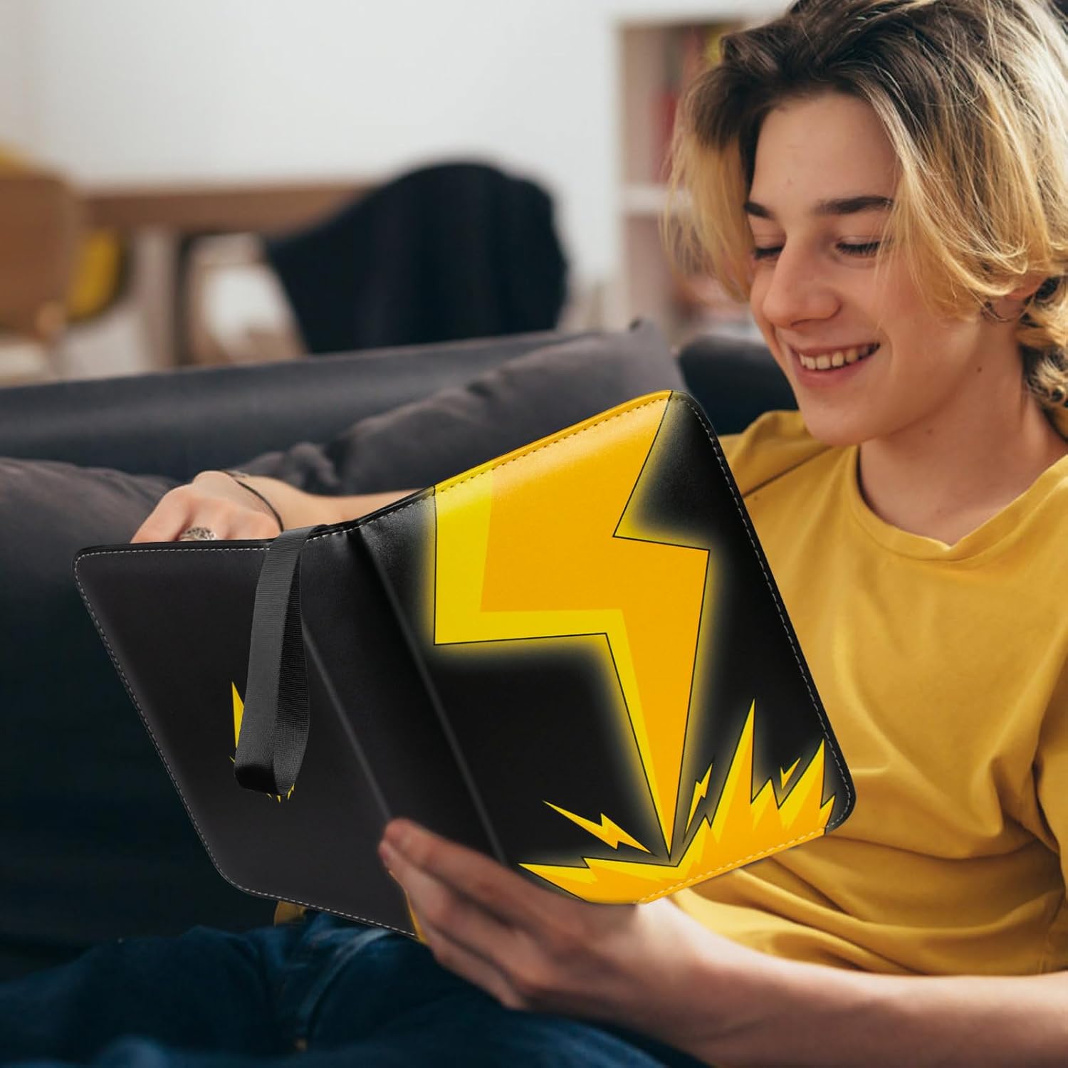 Thumbnail 4 de Álbum para tarjetas 400 bolsillos resistente al agua amarillo claro 🗂