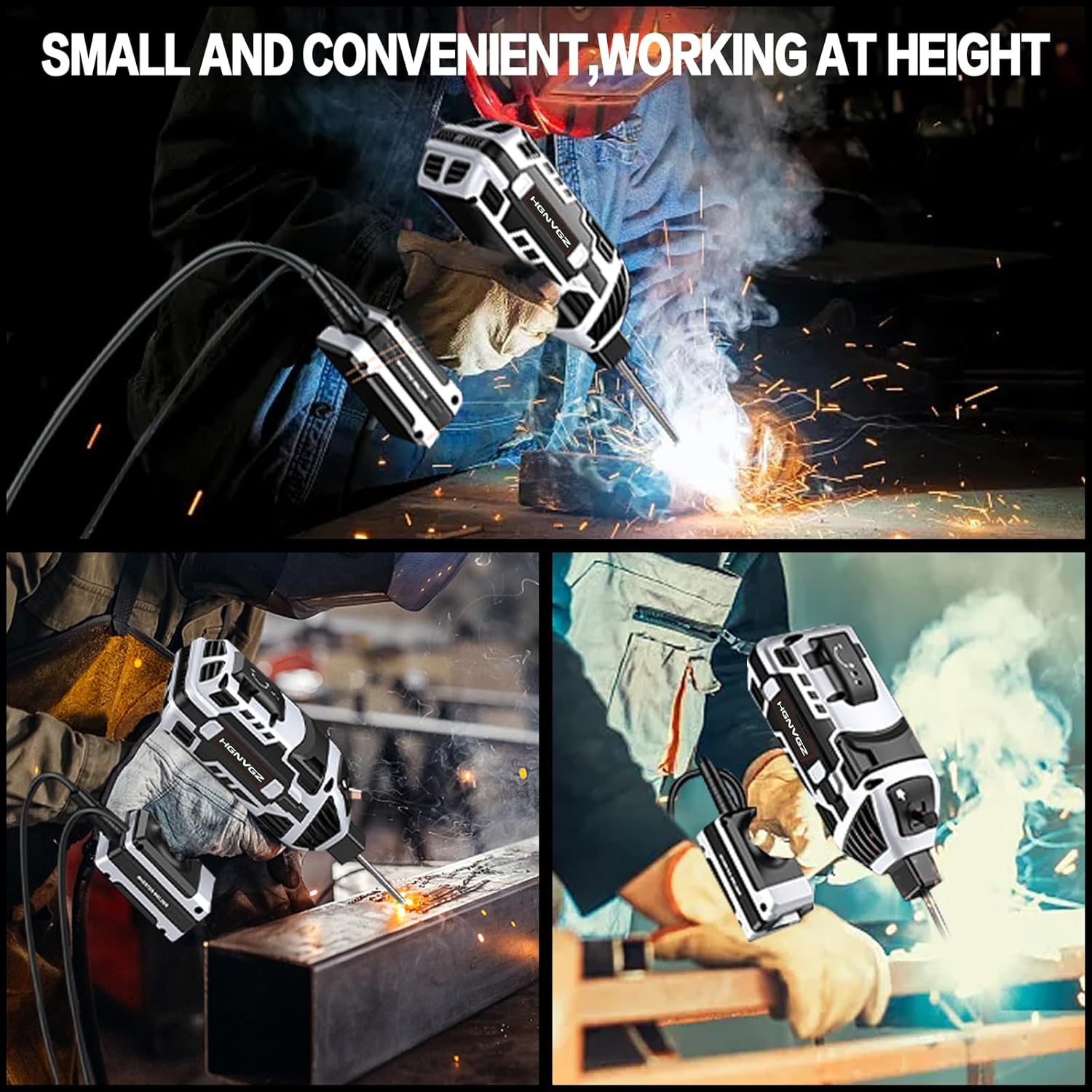 Thumbnail 6 de Handheld 20–120A 110V Stick Welder with Rods