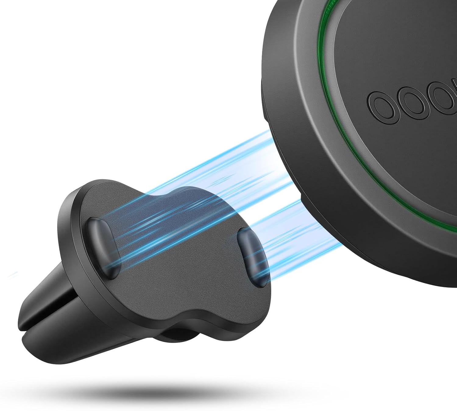 Detalle de Supporto magnetico FIXCHORD per OOONO CO-Driver NO2 (1 pezzo) con magneti integrati