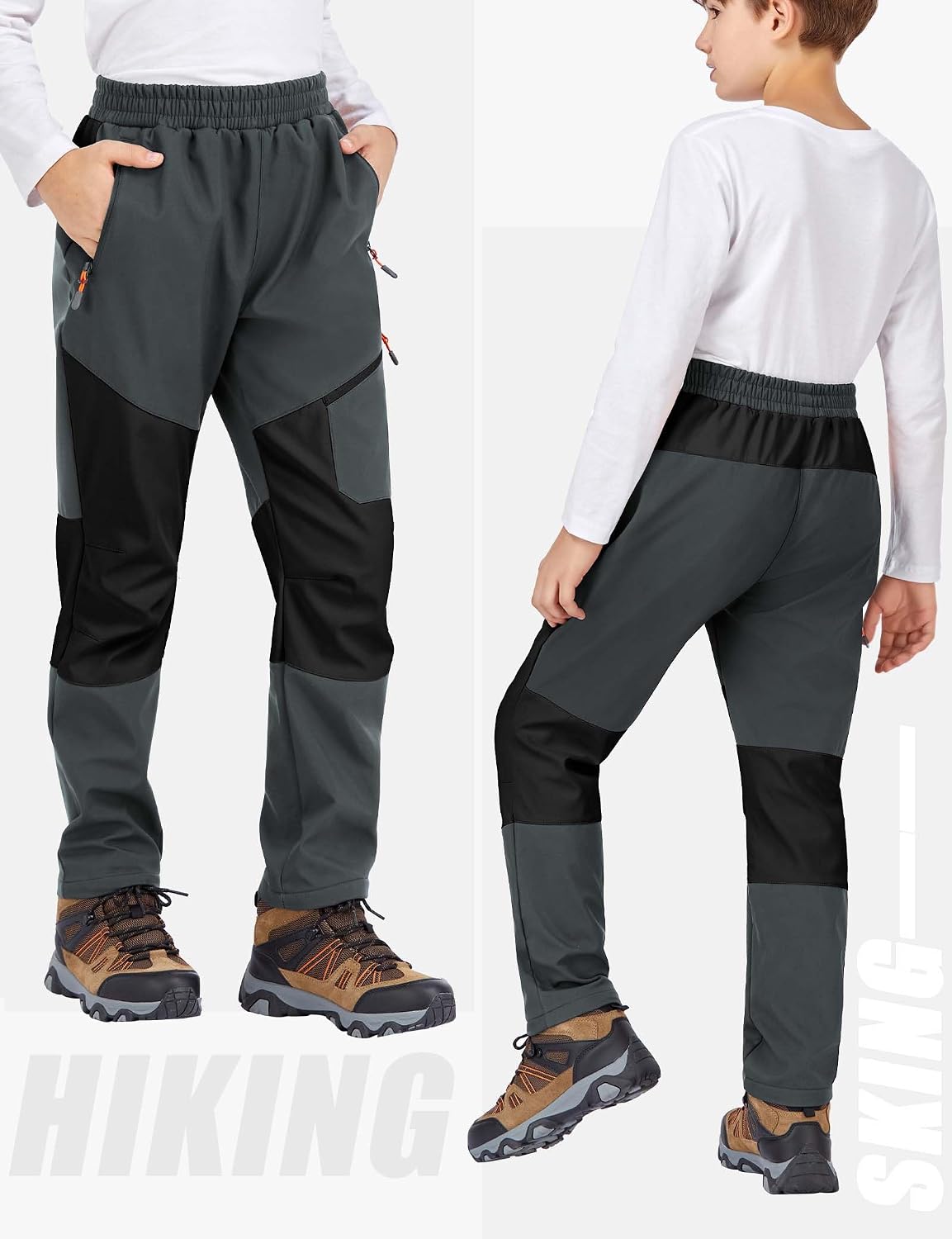 HFDWYJ Kinder Softshellhose Skihose für Jungen