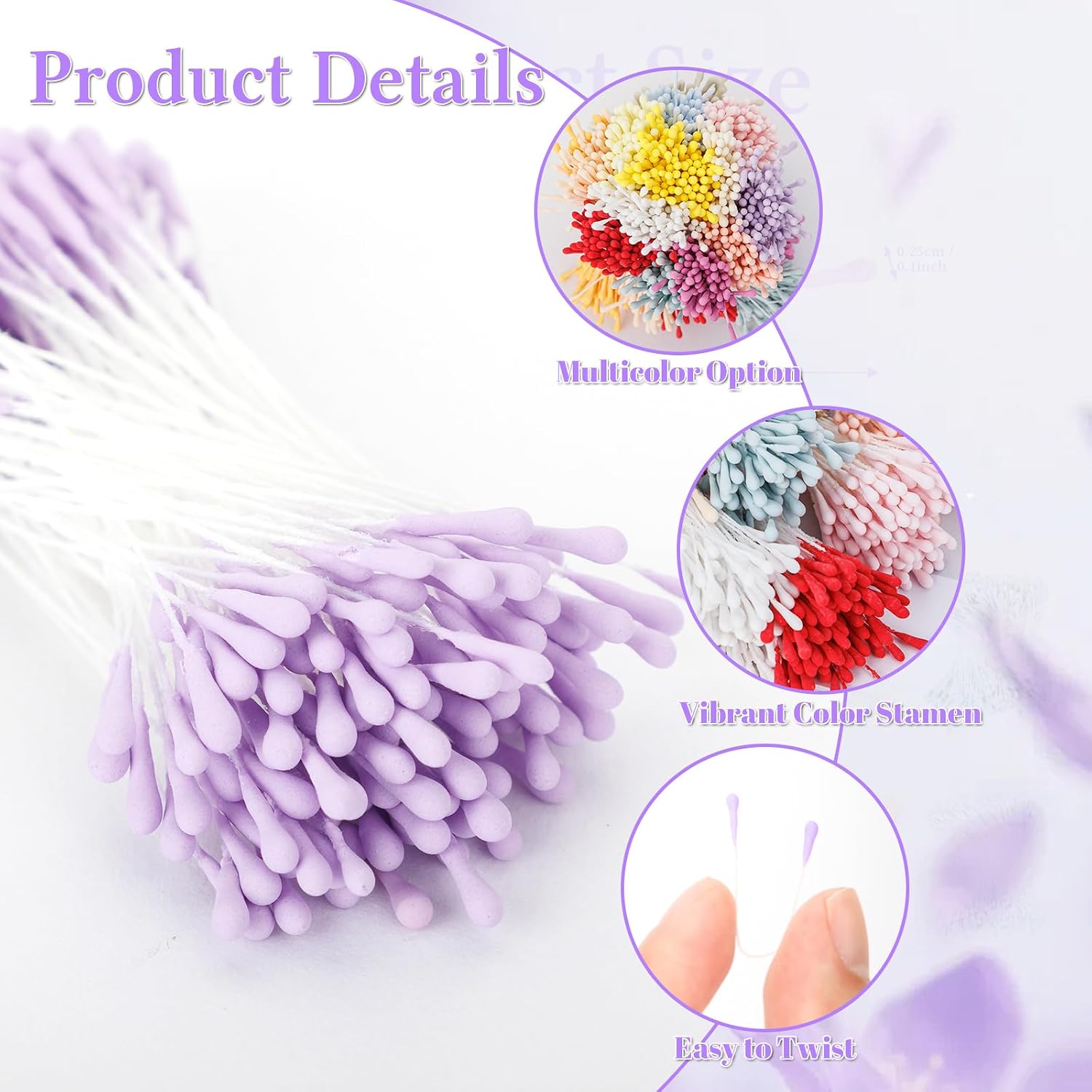 Thumbnail 2 de Giltnio Flower Stamens, 800 Pieces