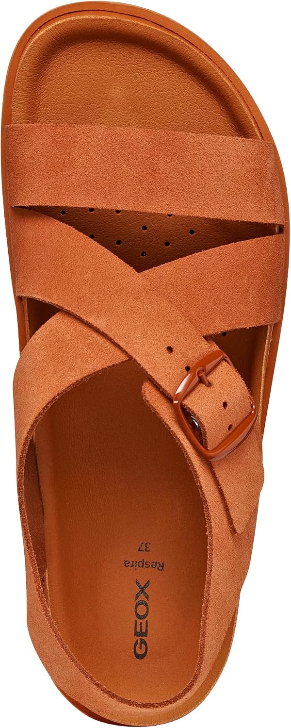 Detalle de Geox D Sandybett B – Sandali Piatti Donna, traspiranti e Versatili