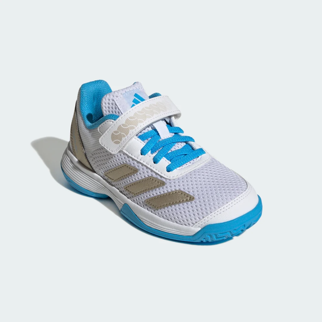 Detalle 2 de Adidas Courtflash Hook-and-Loop Tennis (Niños) – zapatilla de diario con cierre Velcro