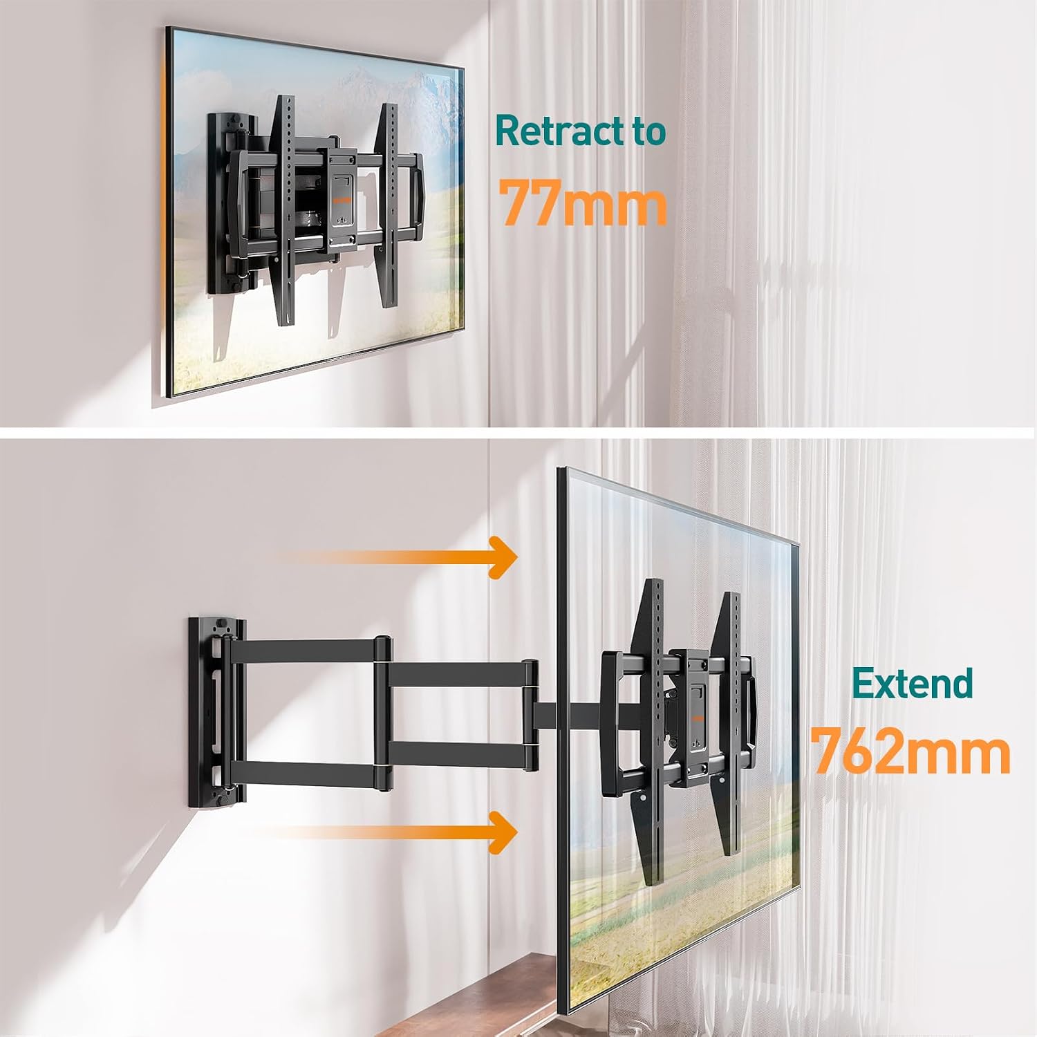 Thumbnail 3 de ELIVED EV3037 762mm Long Arm TV Wall Bracket