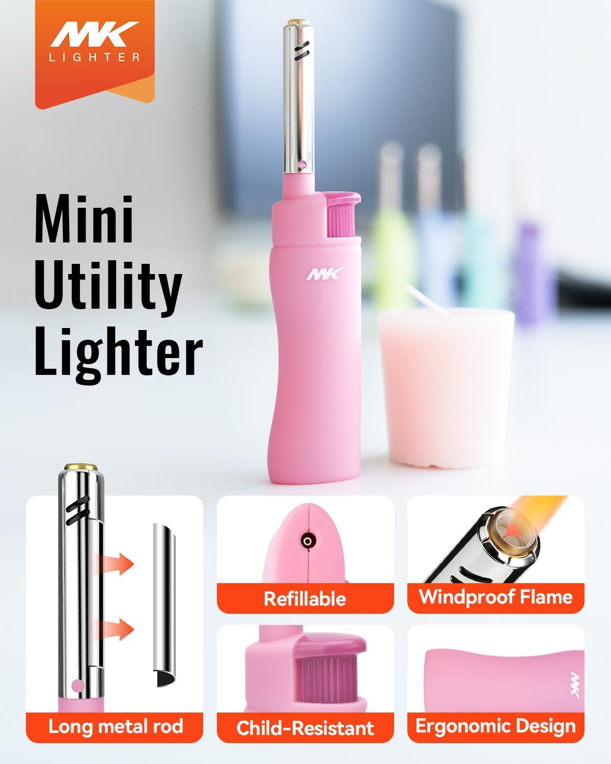 Detalle 1 de MK Candle Lighter 4-Pack