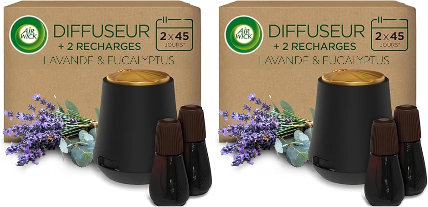 Thumbnail 6 de Air Wick Diffuseur d’huiles essentielles Brume Parfumée + 2 recharges 20 ml Fleur de Cerisier et Framboise