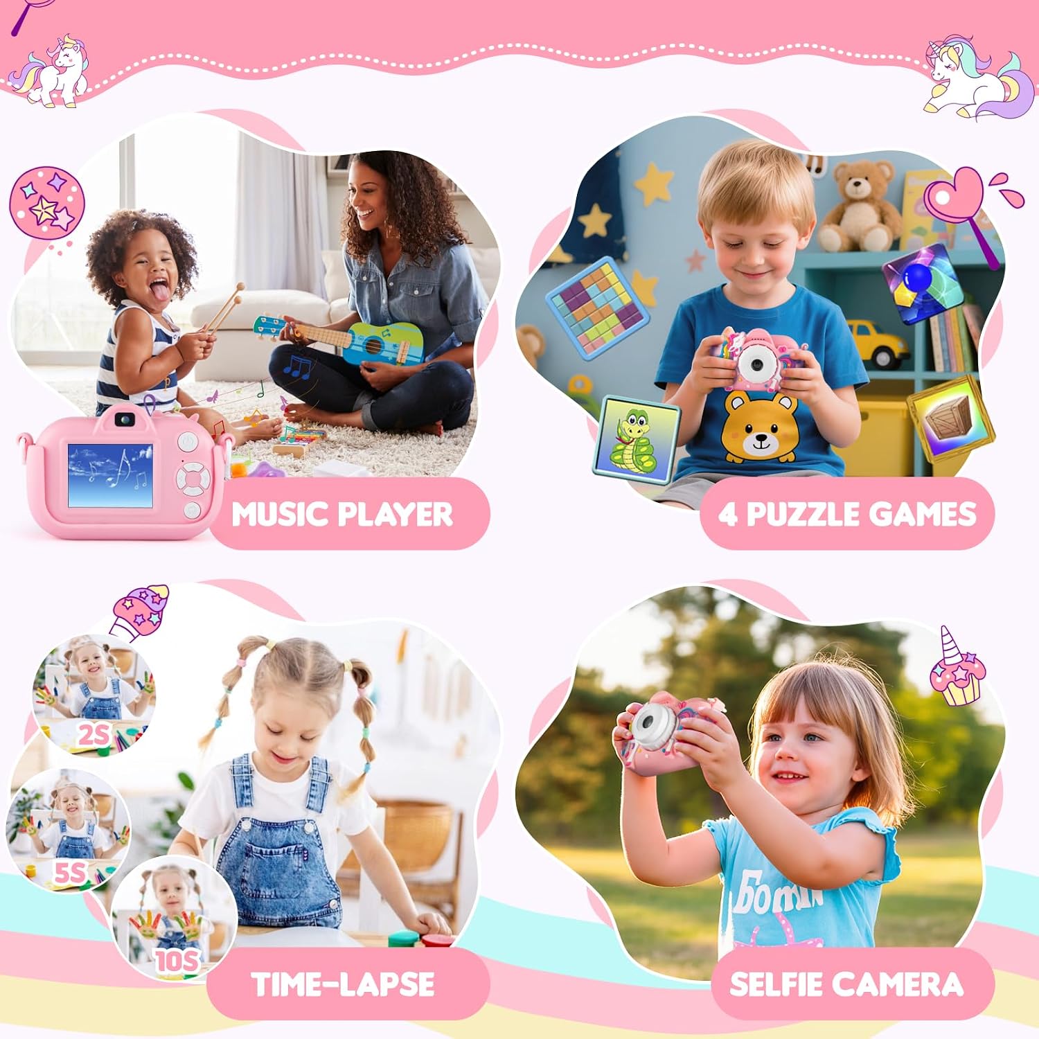 Detalle de Kids Digital Camera with 32GB SD Card