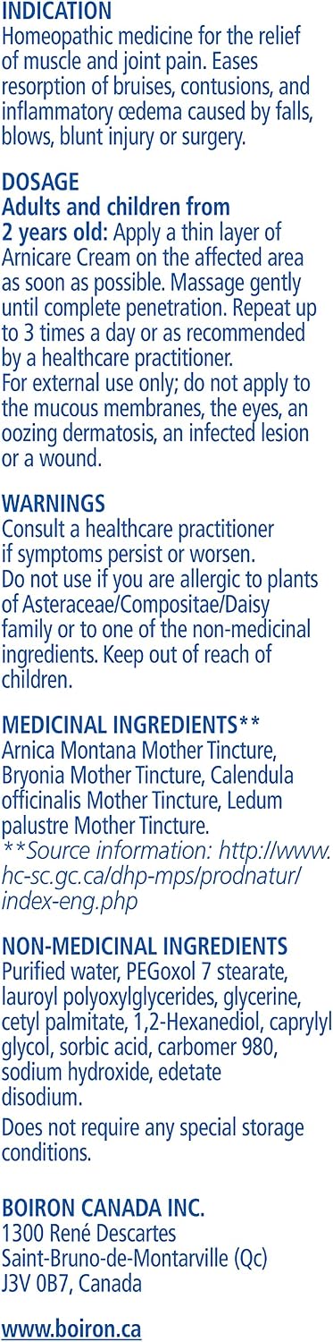Thumbnail 1 de Boiron Arnicare Cream, 2 x 70 g, Arnica-Based Muscle & Joint Relief