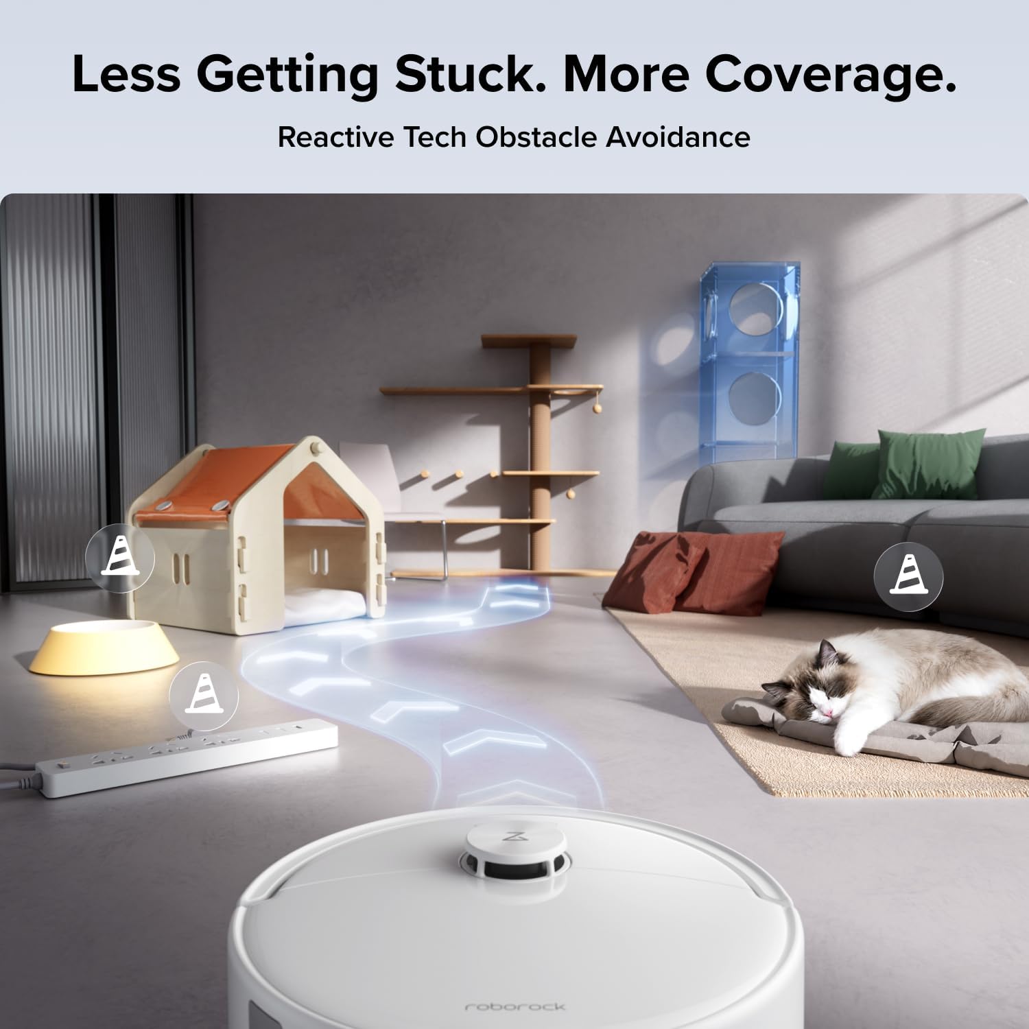 Detalle 2 de roborock Qrevo 2 Pro Robot Vacuum and Mop, 20,000 Pa, Zero-Tangle