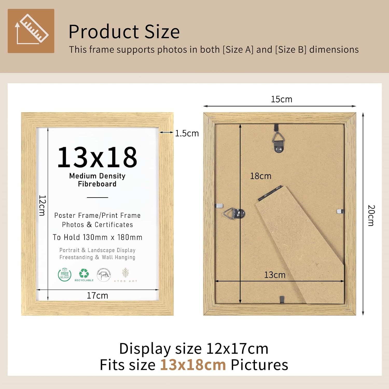 Thumbnail 1 de 13x18 Picture Frame 3-Pack