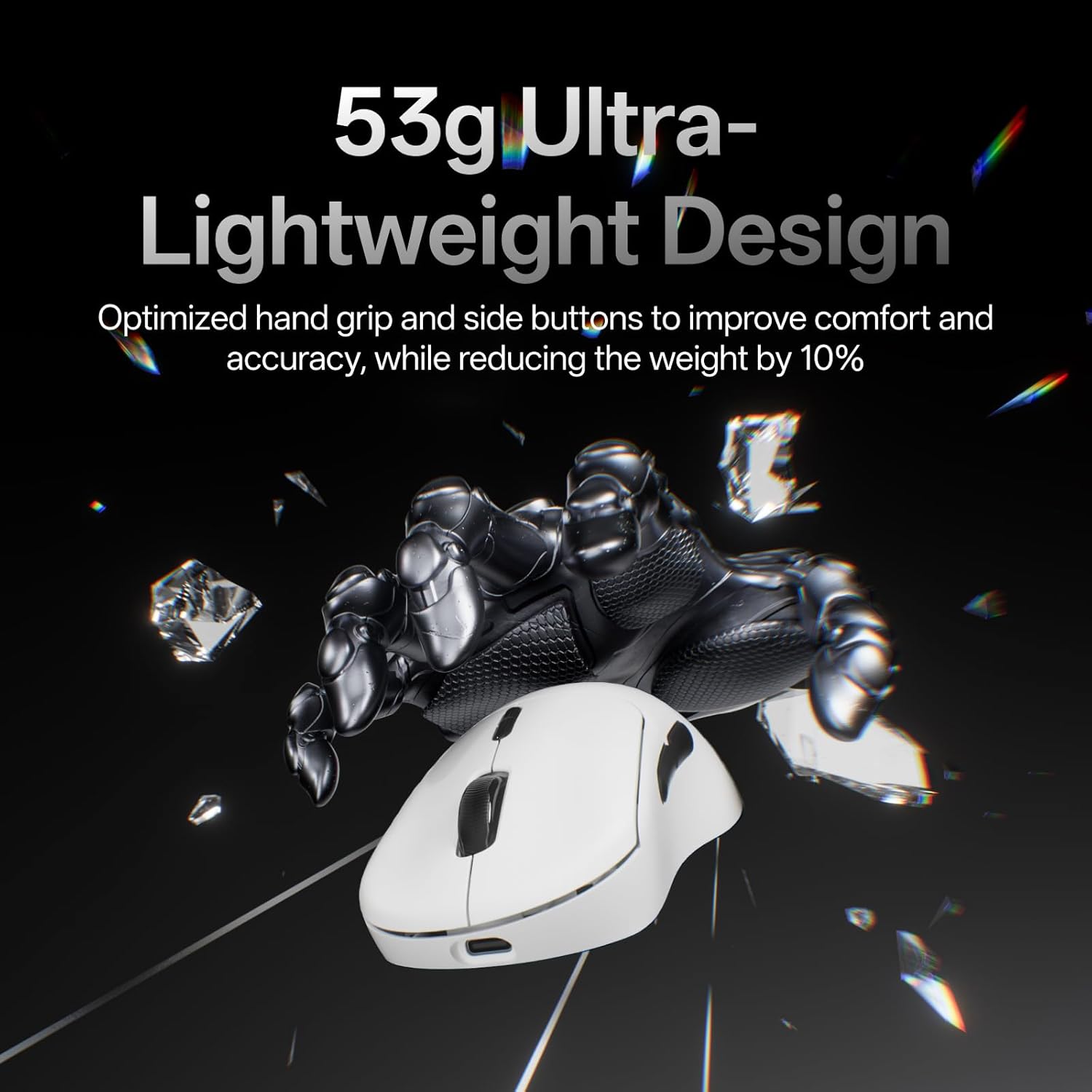 Thumbnail 2 de Rapoo VT3 MAX Gen-2 Wireless Gaming Mouse (True 8K, 53g, up to 750 hours)