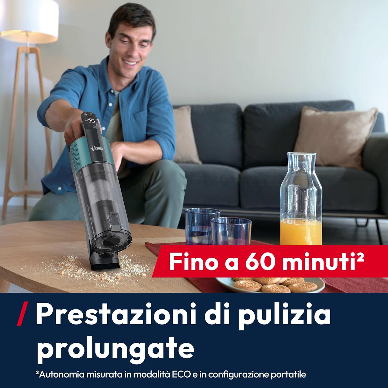 Thumbnail 3 de Hoover HF3 CORE Aspirapolvere Senza Fili – potenza fino a 110 AW, autonomia 60 min, Anti-Twist e spazzola All Floor
