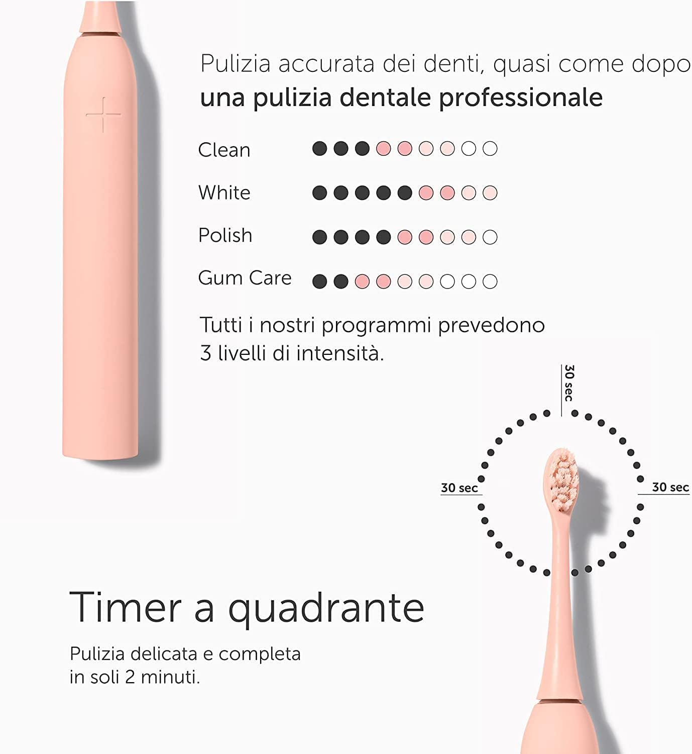 Thumbnail 2 de WonderSmile Pro Spazzolino elettrico a ultrasuoni – vincitore del test 2026, IPX8, 60 giorni di autonomia