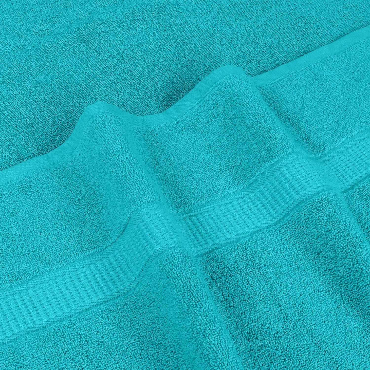 Detalle 2 de Utopia Towels set da 2 asciugamani jumbo 90 x 180 cm in cotone 100% filato ad anelli