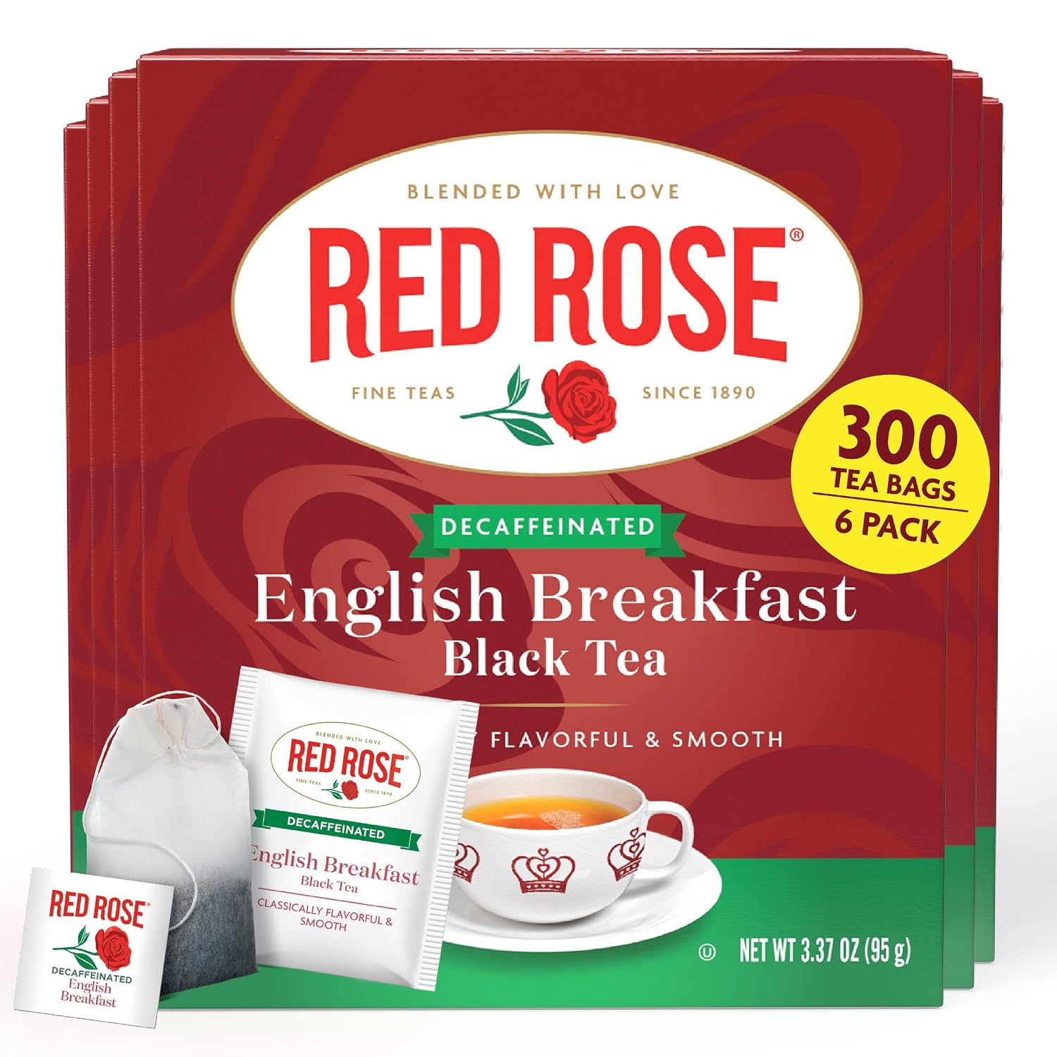 Thumbnail 6 de Red Rose Earl Grey Black Tea, 50 Count