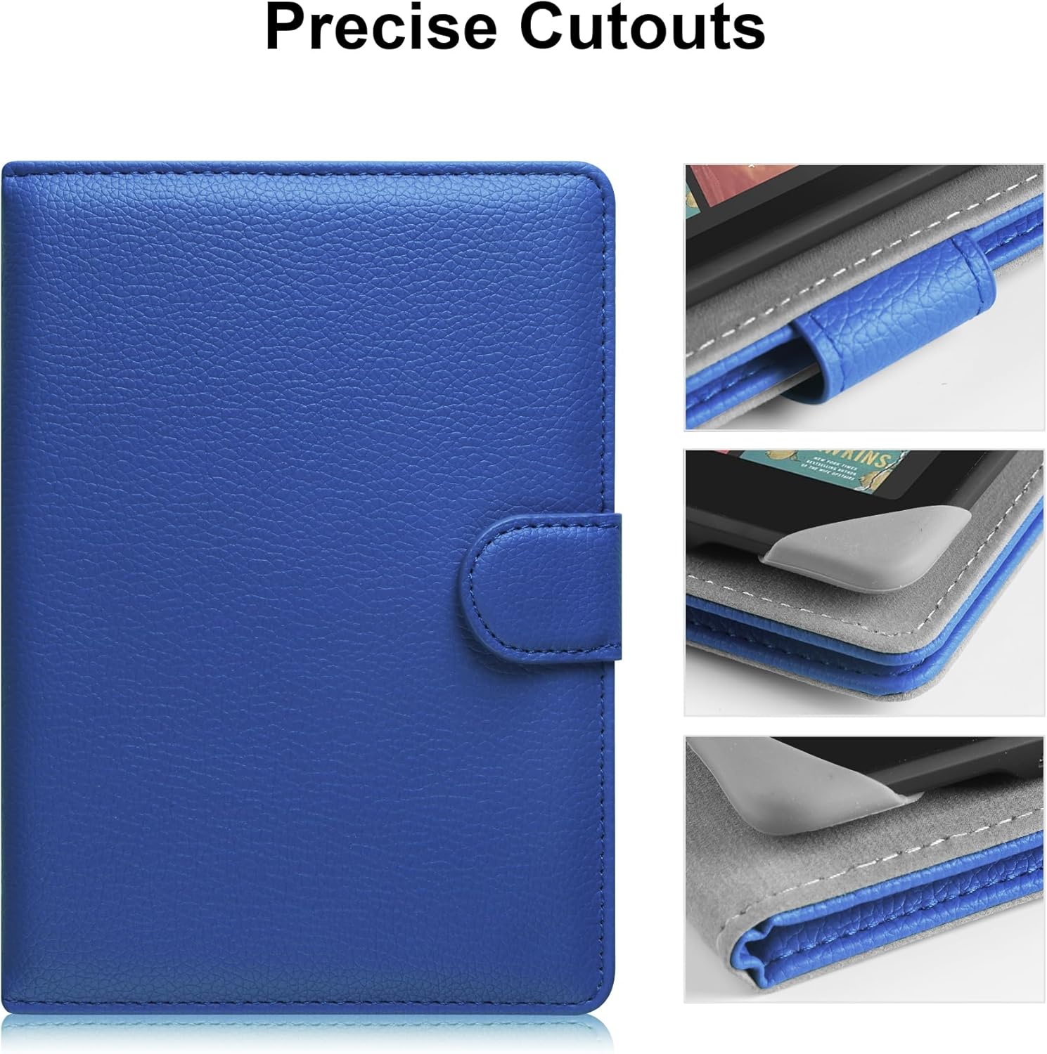 Thumbnail 4 de HoYiXi Universal Hülle für 6–7" eBook Reader (Lederoptik) – Blau
