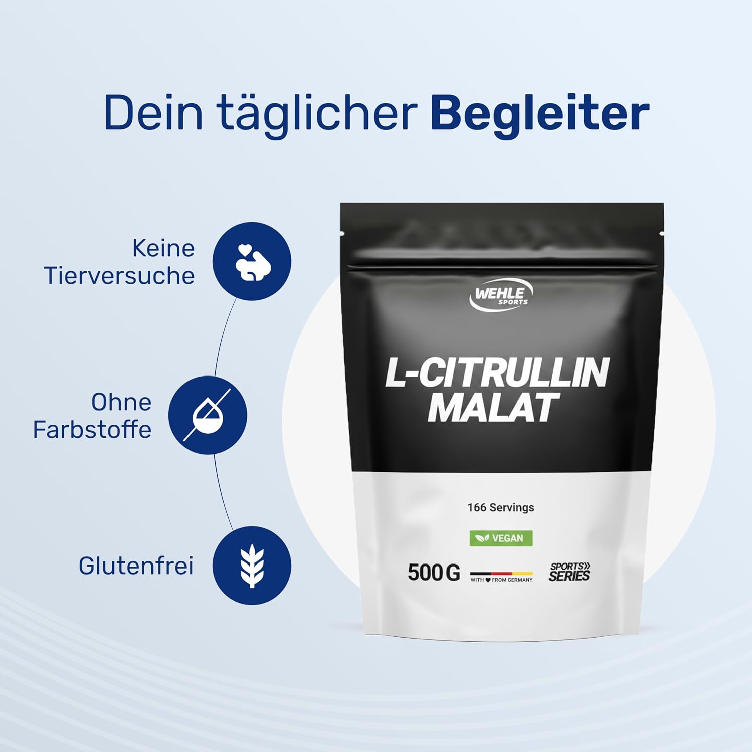 Thumbnail 1 de L‑Citrullin Malat 2:1 500 g Pulver