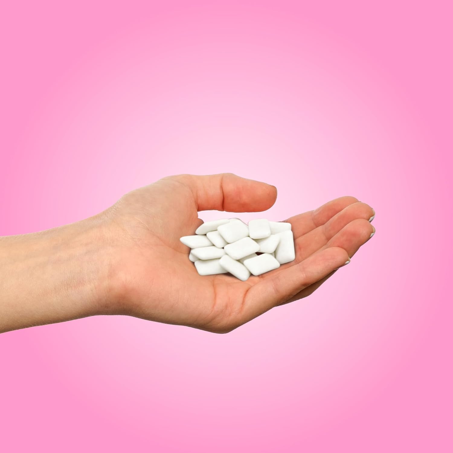 Detalle 2 de PUR Gum: Gomma Da Masticare Senza Zucchero, Bubblegum, 55 pezzi (Confezione da 3) - Vegana e Senza Glutine