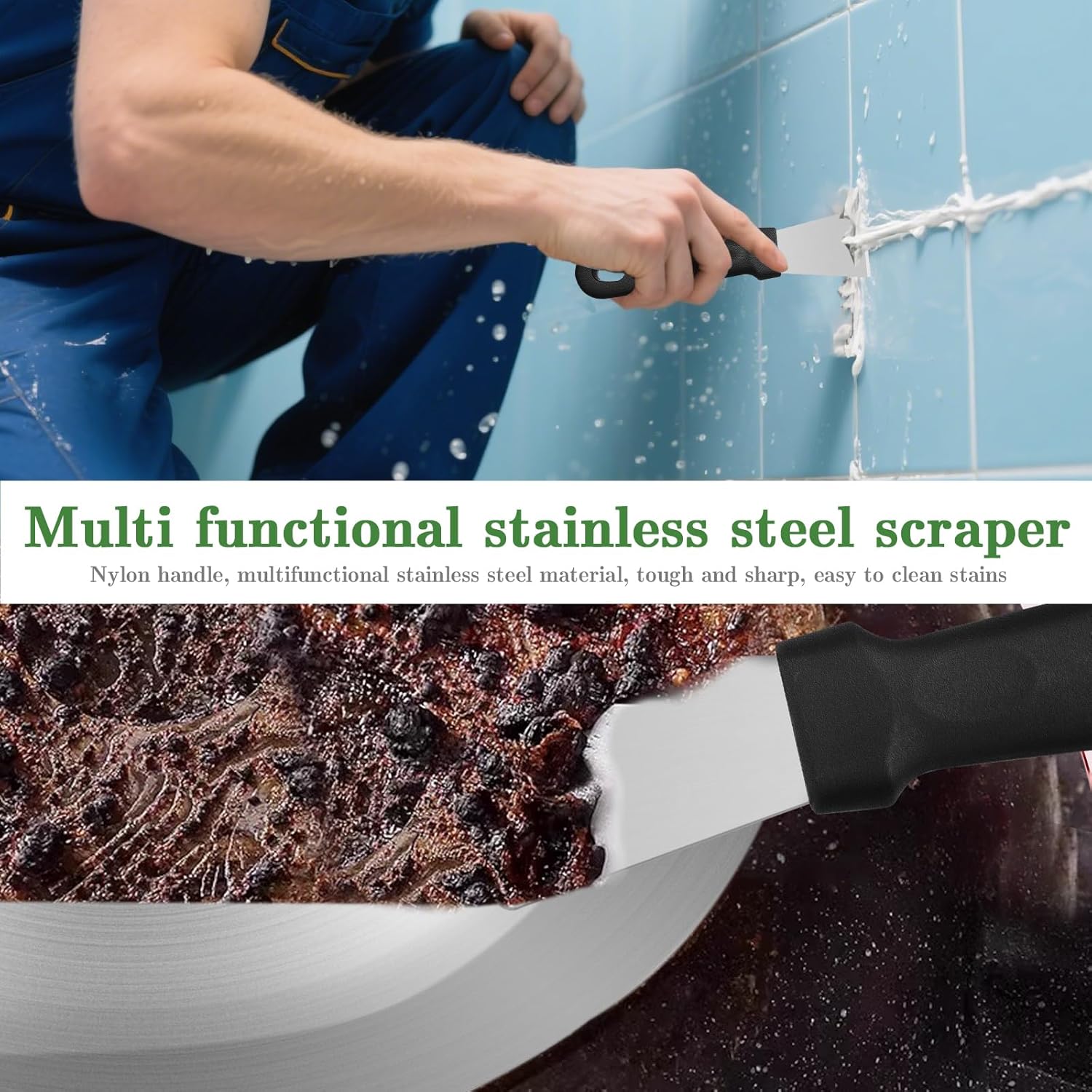 Detalle de 15pcs Crevice Cleaning Brush Set: Hard Bristle Scrub Tools for Grout, Kitchen, Bathroom and More