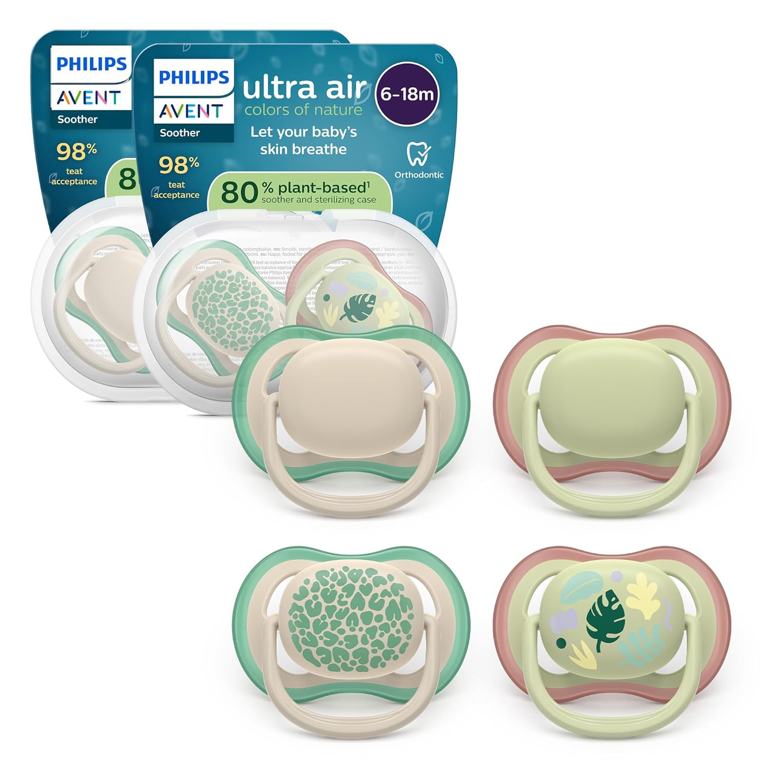 Detalle de Philips Avent ultra air Schnuller 6–18 Monate