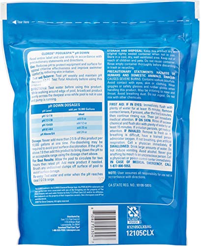 Thumbnail 1 de Clorox Pool&Spa Swimming Pool pH Down, 5LB — Lowers pH and Reduces Eye/ Skin Irritation