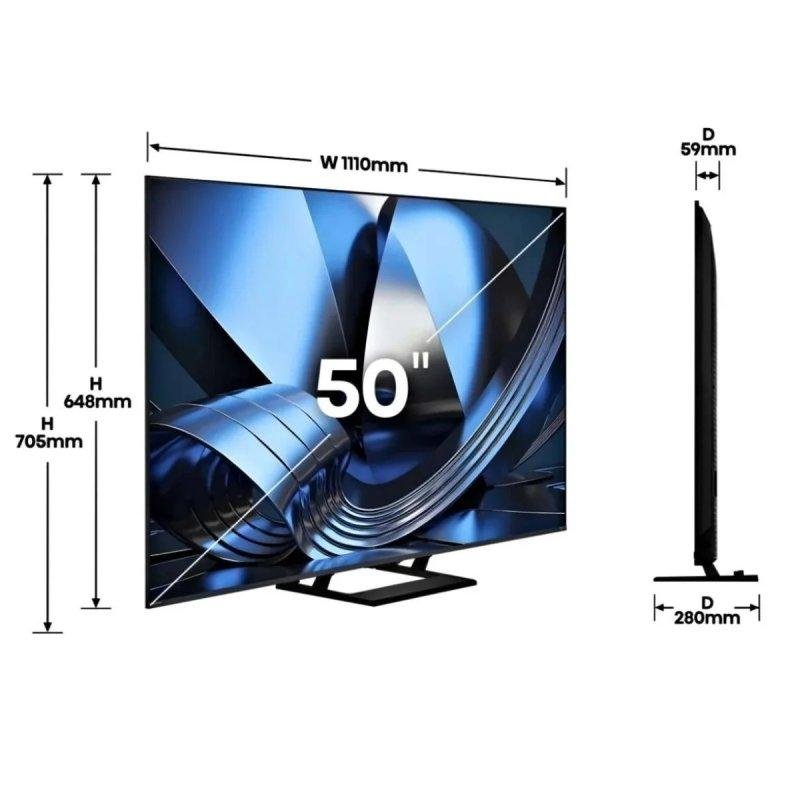 Detalle de Hisense 50U7SE: TV Mini-LED ULED 50" 4K con 144 Hz, HDR10+ y Dolby Atmos
