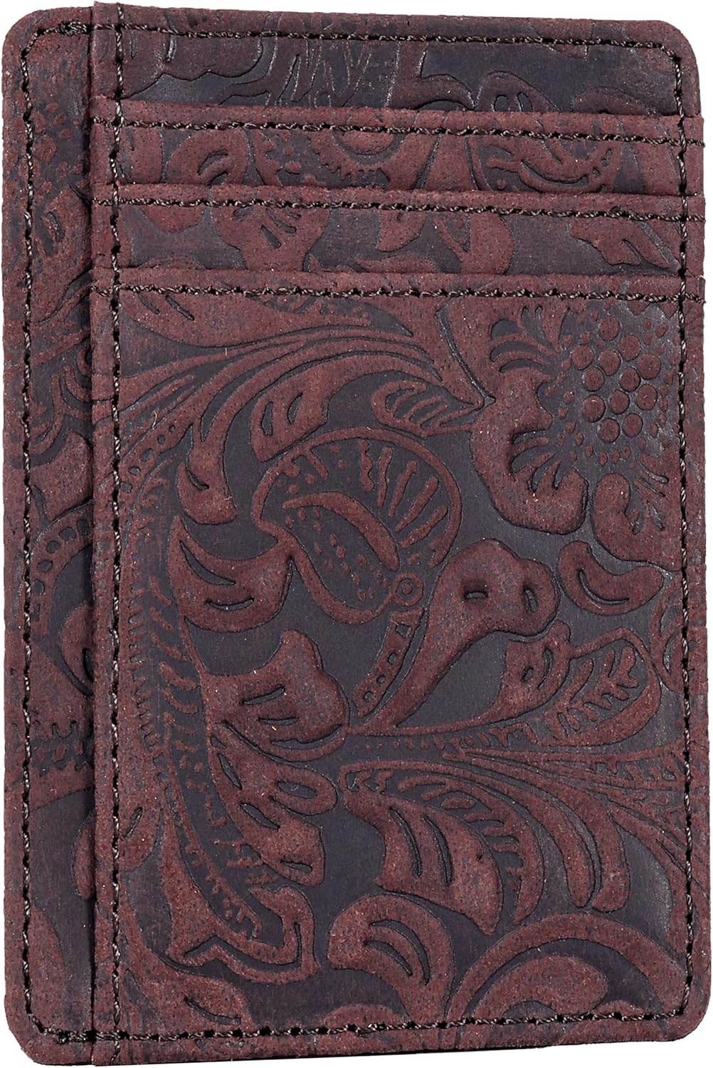 Thumbnail 6 de Slim RFID leather wallet, Cognac