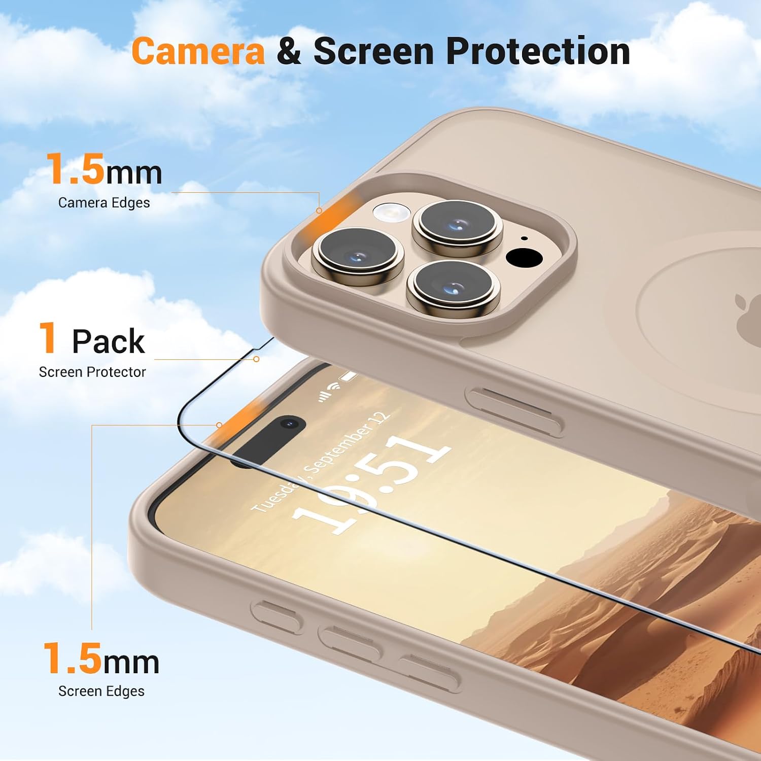 Thumbnail 5 de vnnink iPhone 16 Pro Max Magnetic Matte Case