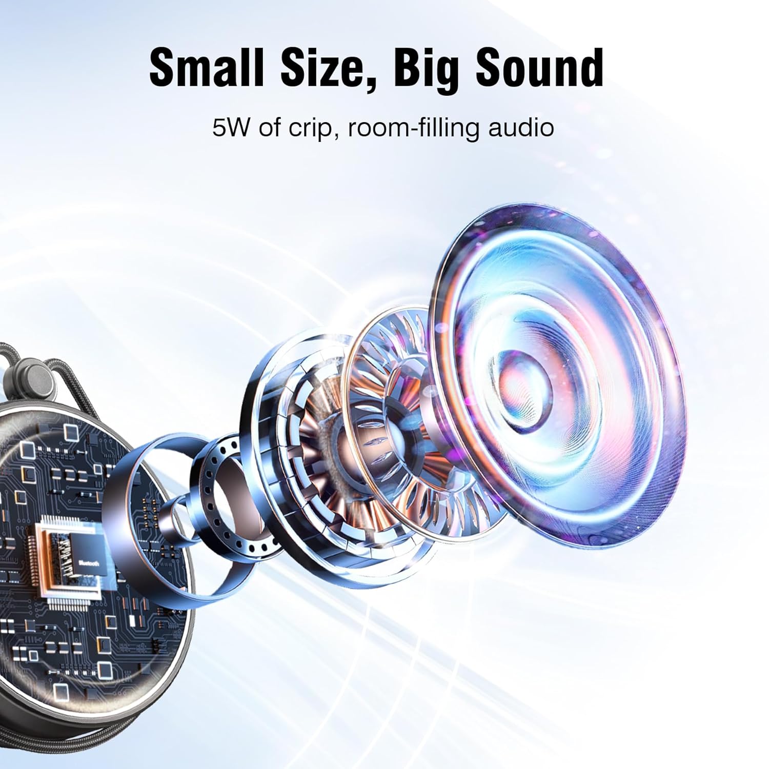 Thumbnail 5 de INSMY C12 Waterproof Bluetooth Shower Speaker 1200mAh